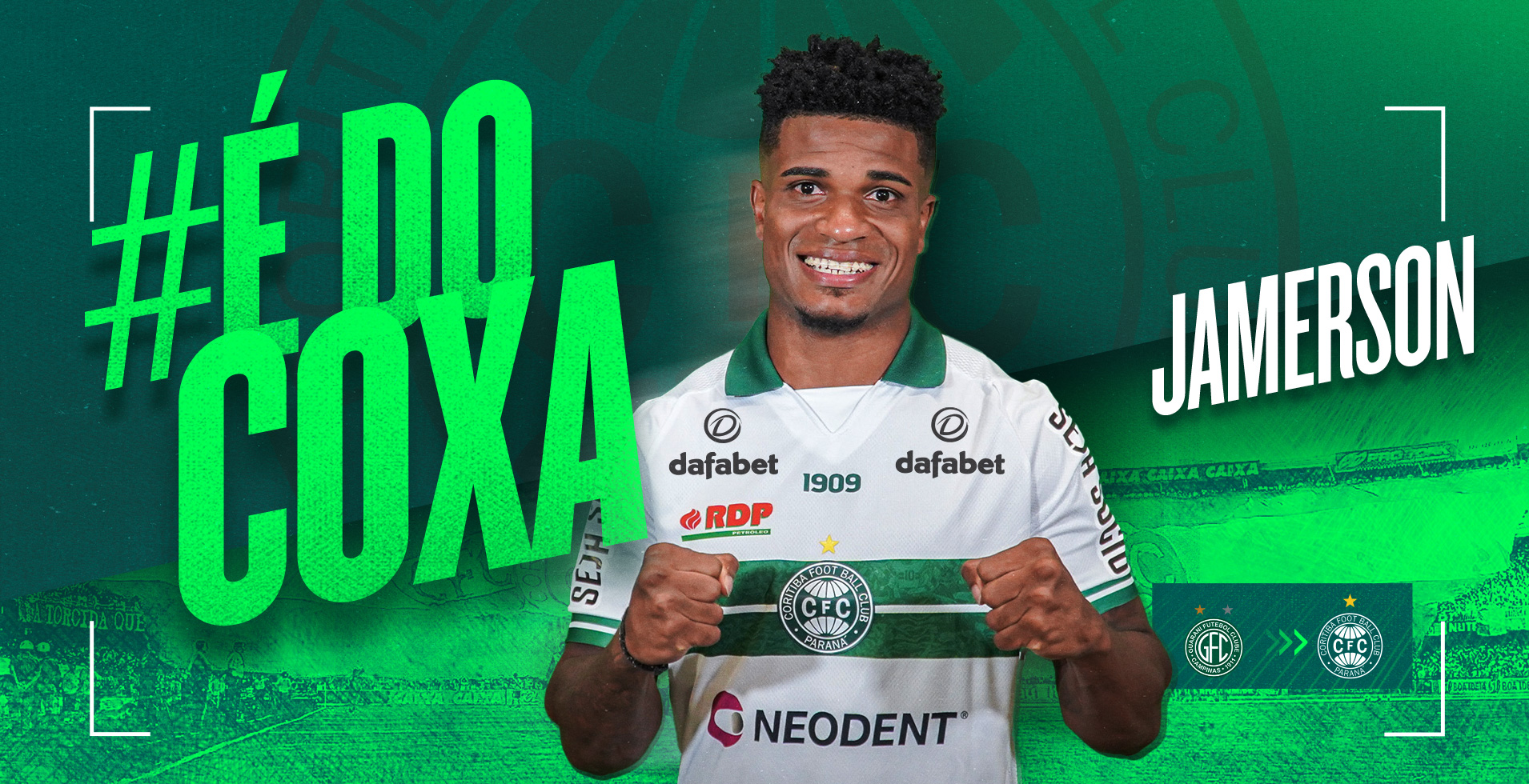 Jamerson � novo jogador do Coritiba