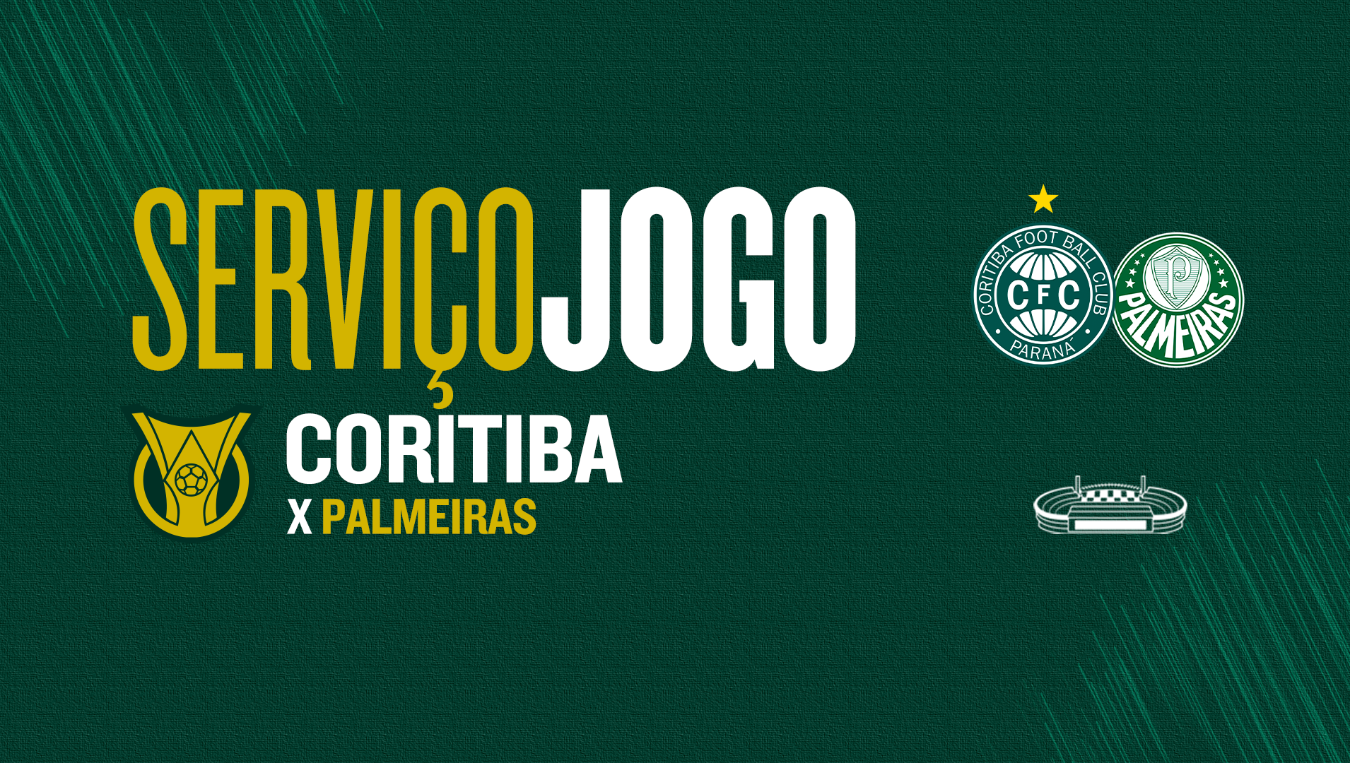 Informa��es importantes sobre Coritiba x Palmeiras