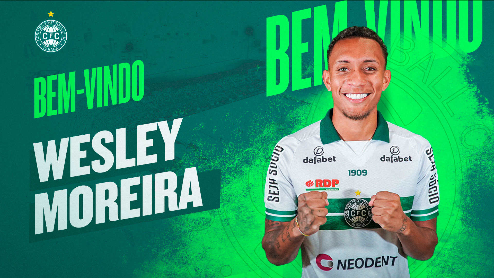 Wesley Moreira � novo jogador do Coritiba
