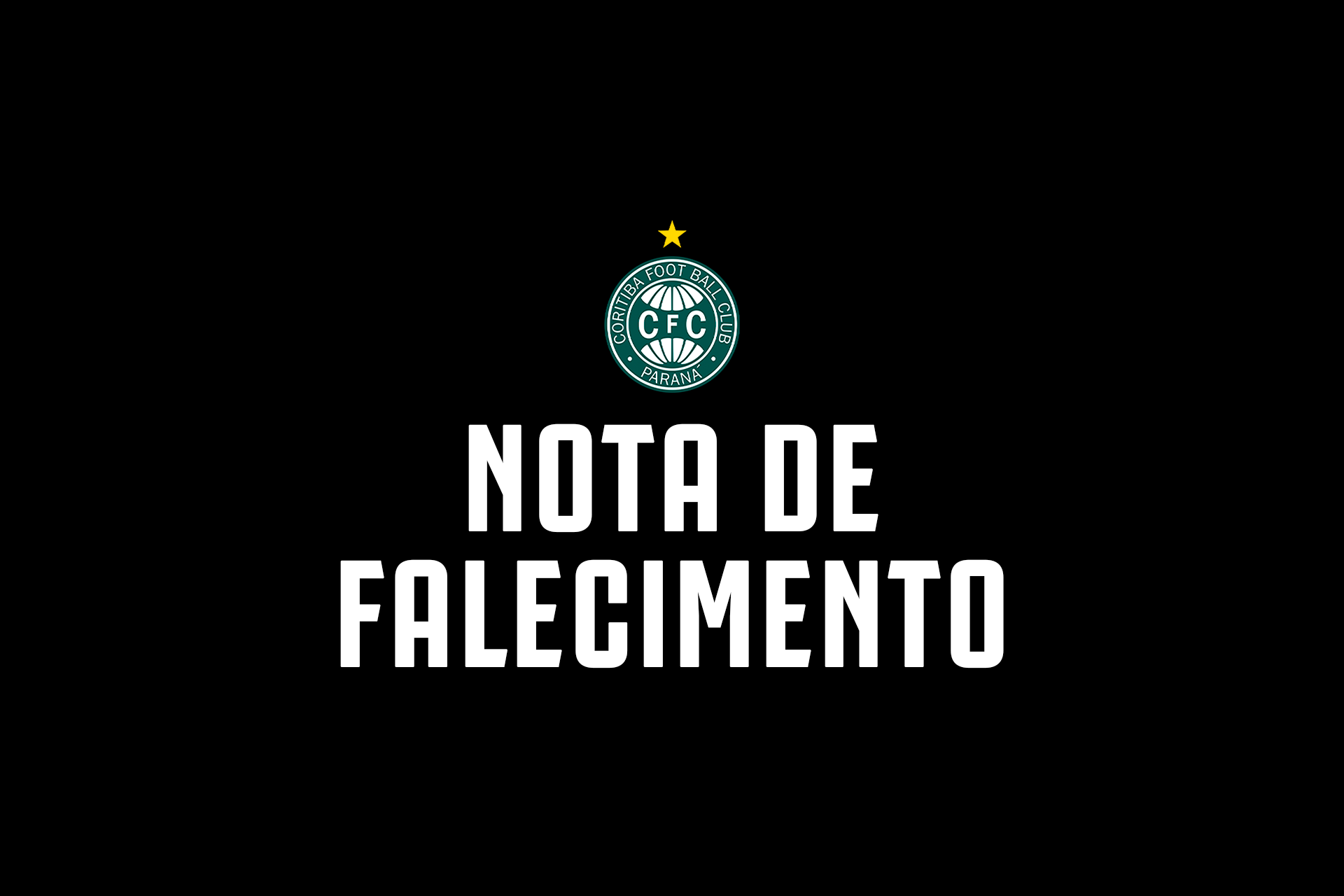 Nota de falecimento