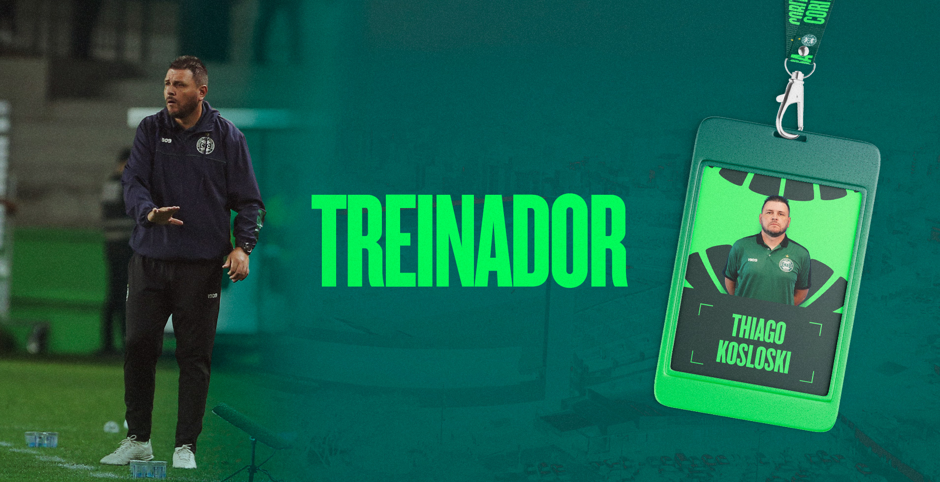 Thiago Kosloski � o novo treinador do Coritiba