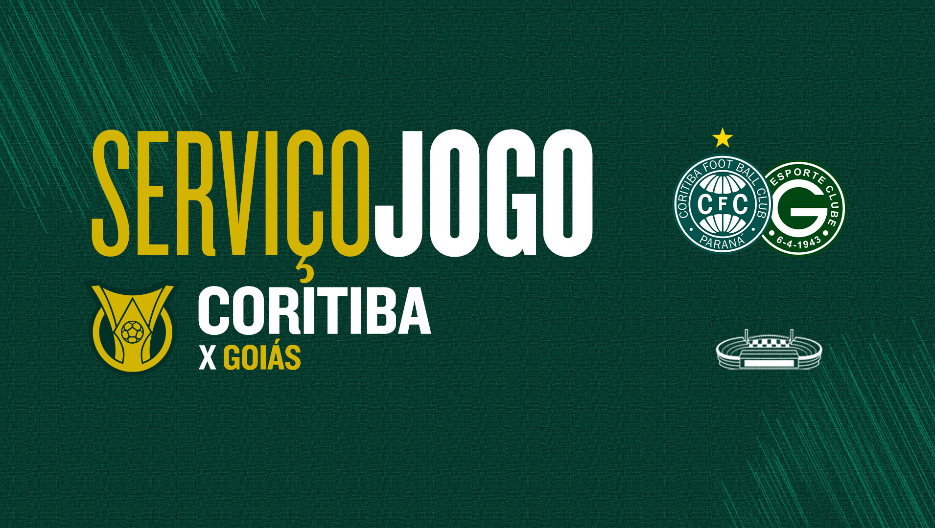 Informa��es importantes sobre Coritiba x Goi�s