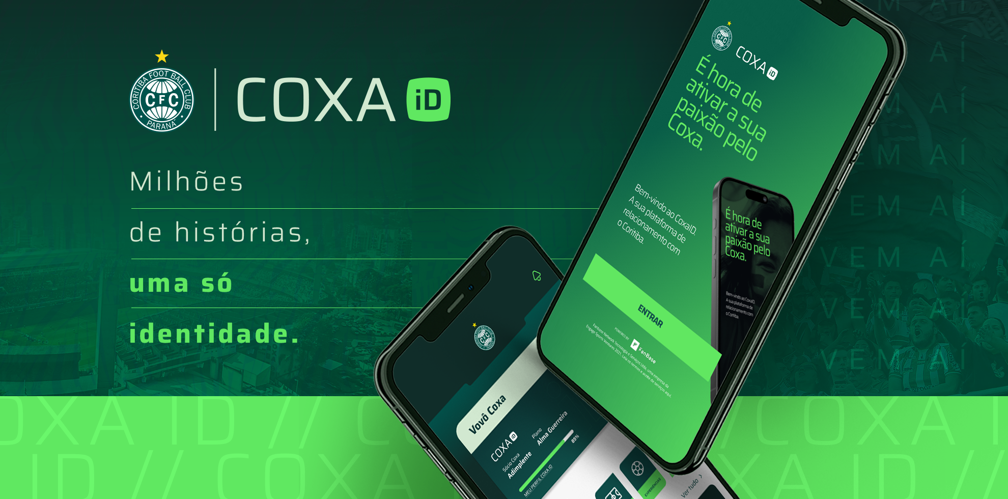 Vem a� o Coxa ID: seu novo ambiente com todos os produtos e servi�os do Coritiba