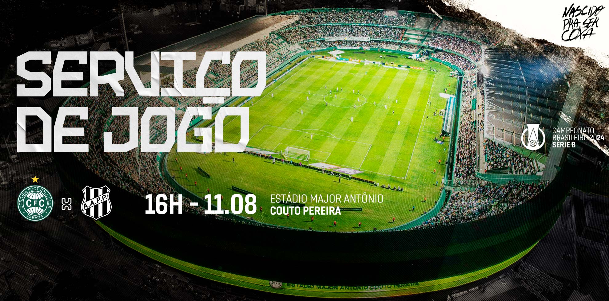 Informa��es importantes para Coritiba x Ponte Preta