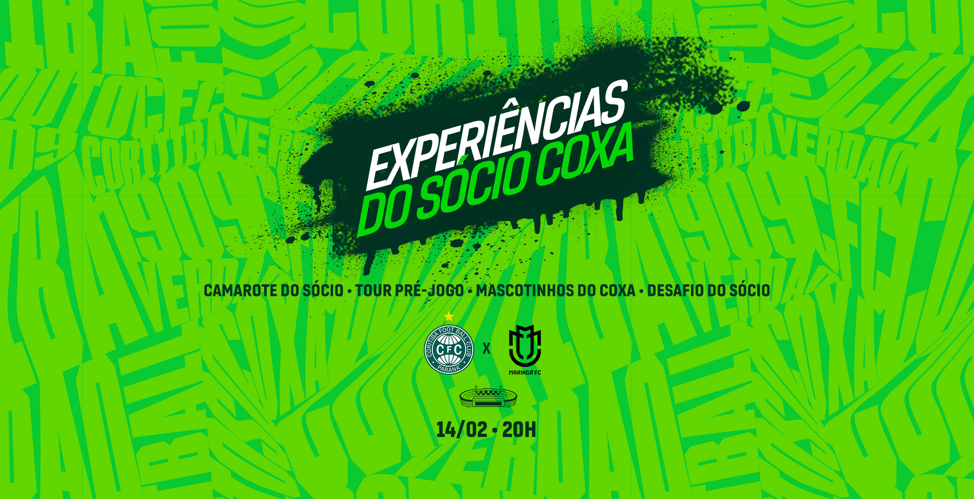 S�cio Coxa: saiba como participar das experi�ncias para #CFCxMFC