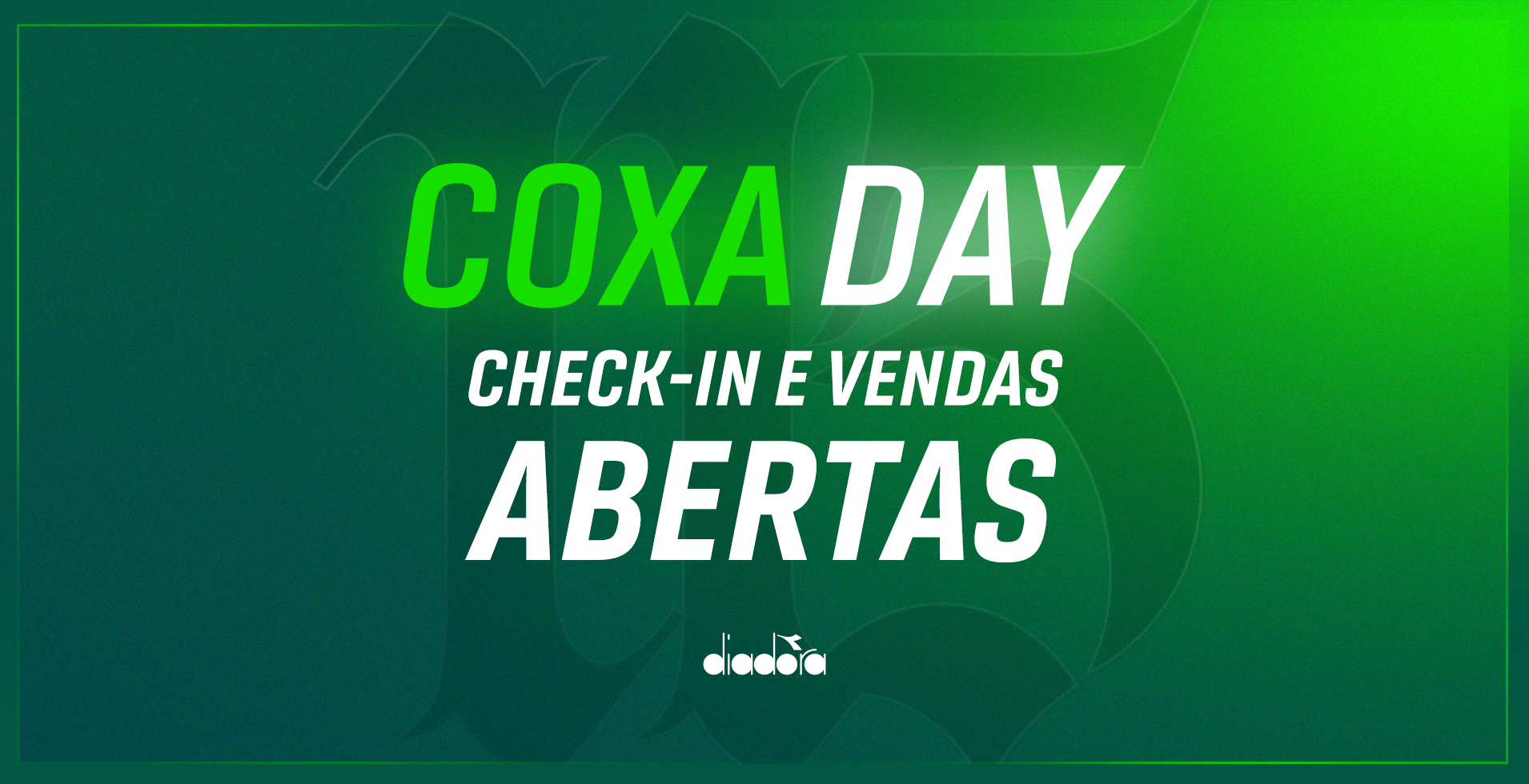 Vem a� mais uma edi��o do Coxa Day Diadora! 