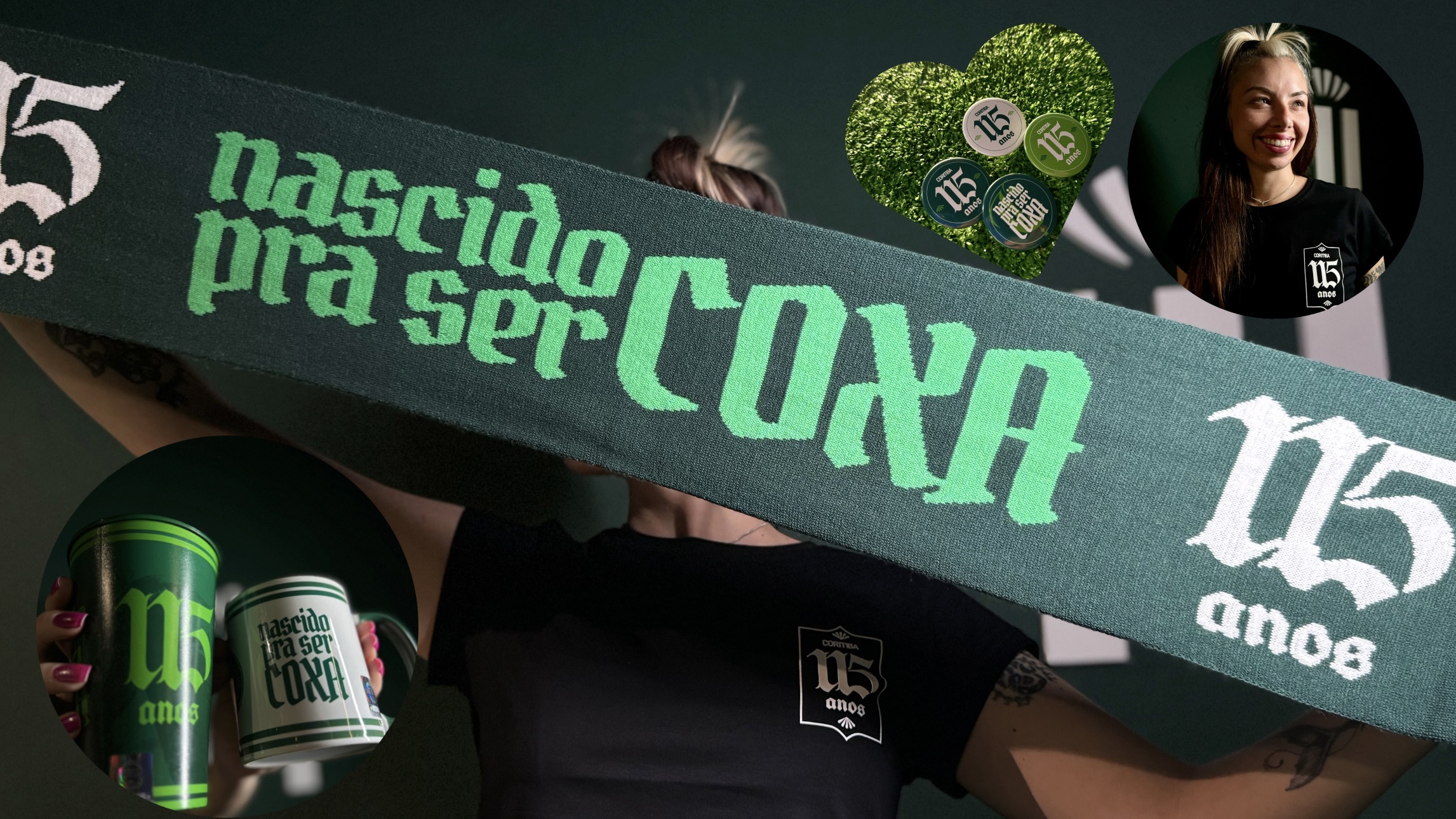 Coritiba lan�a linha especial em homenagem ao anivers�rio de 115 anos