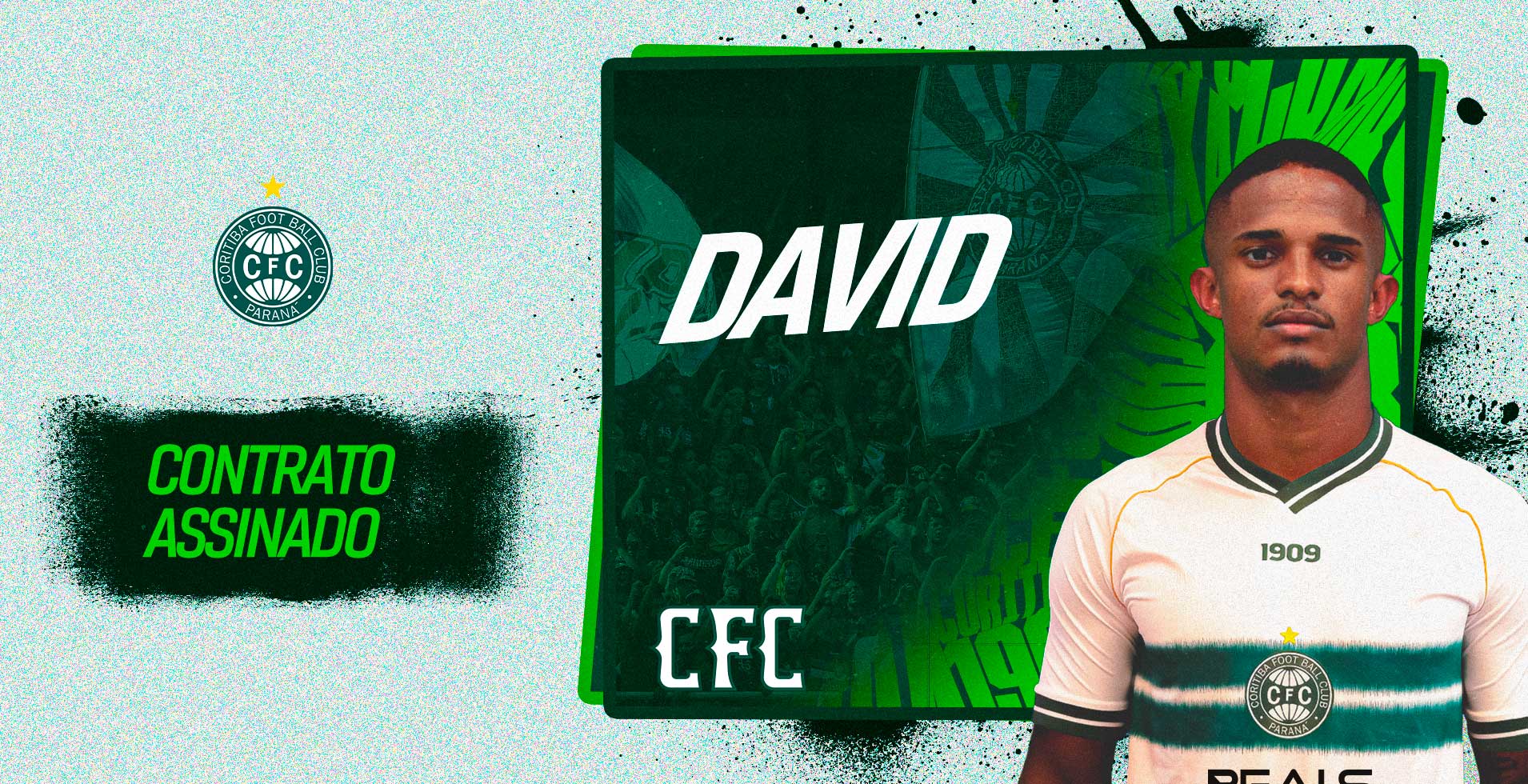 Verd�o assina com o atacante David