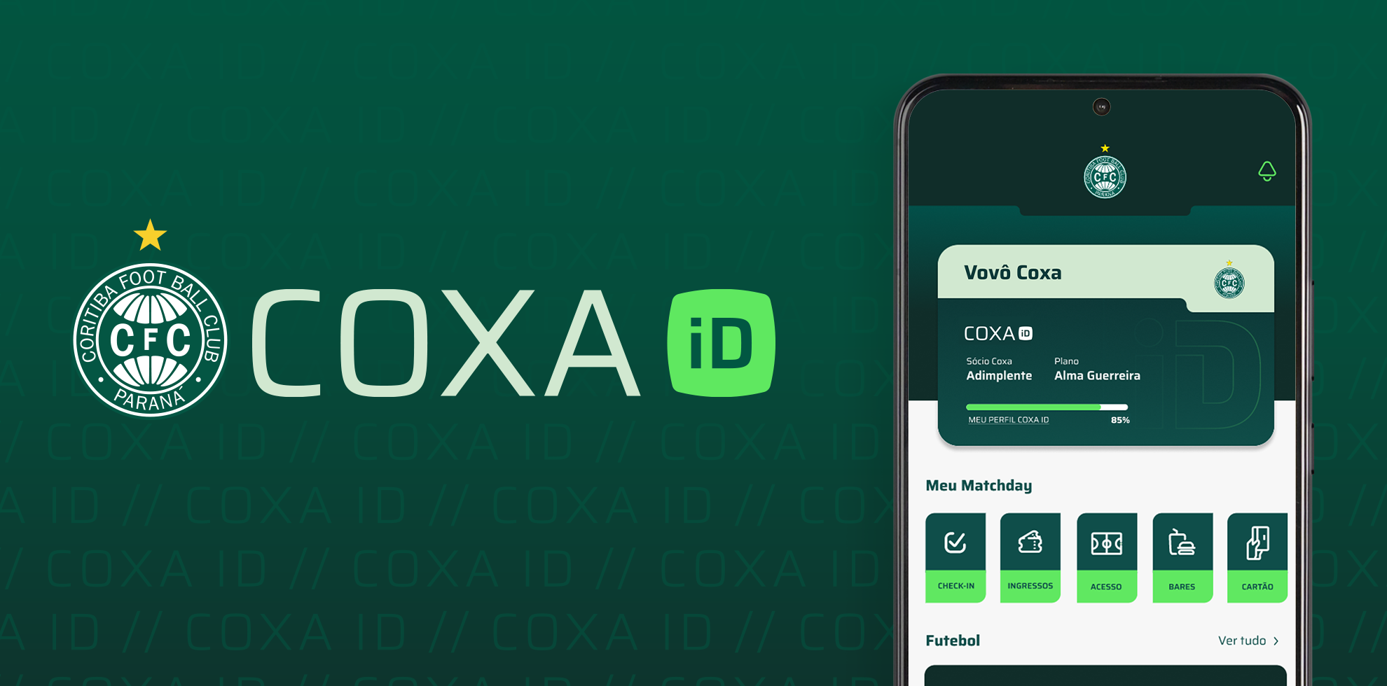 O COXA ID CHEGOU! Conhe�a a sua nova forma de viver o Coritiba!