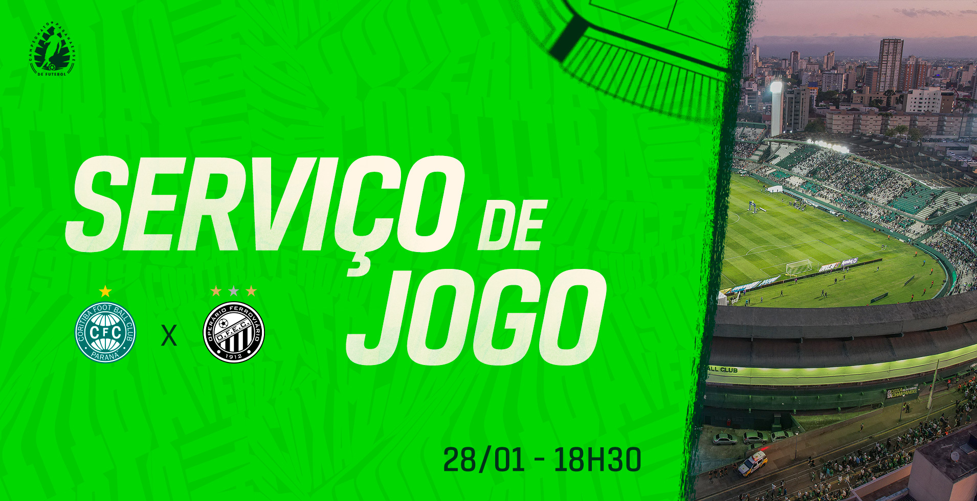 Informa��es importantes sobre Coritiba x Oper�rio