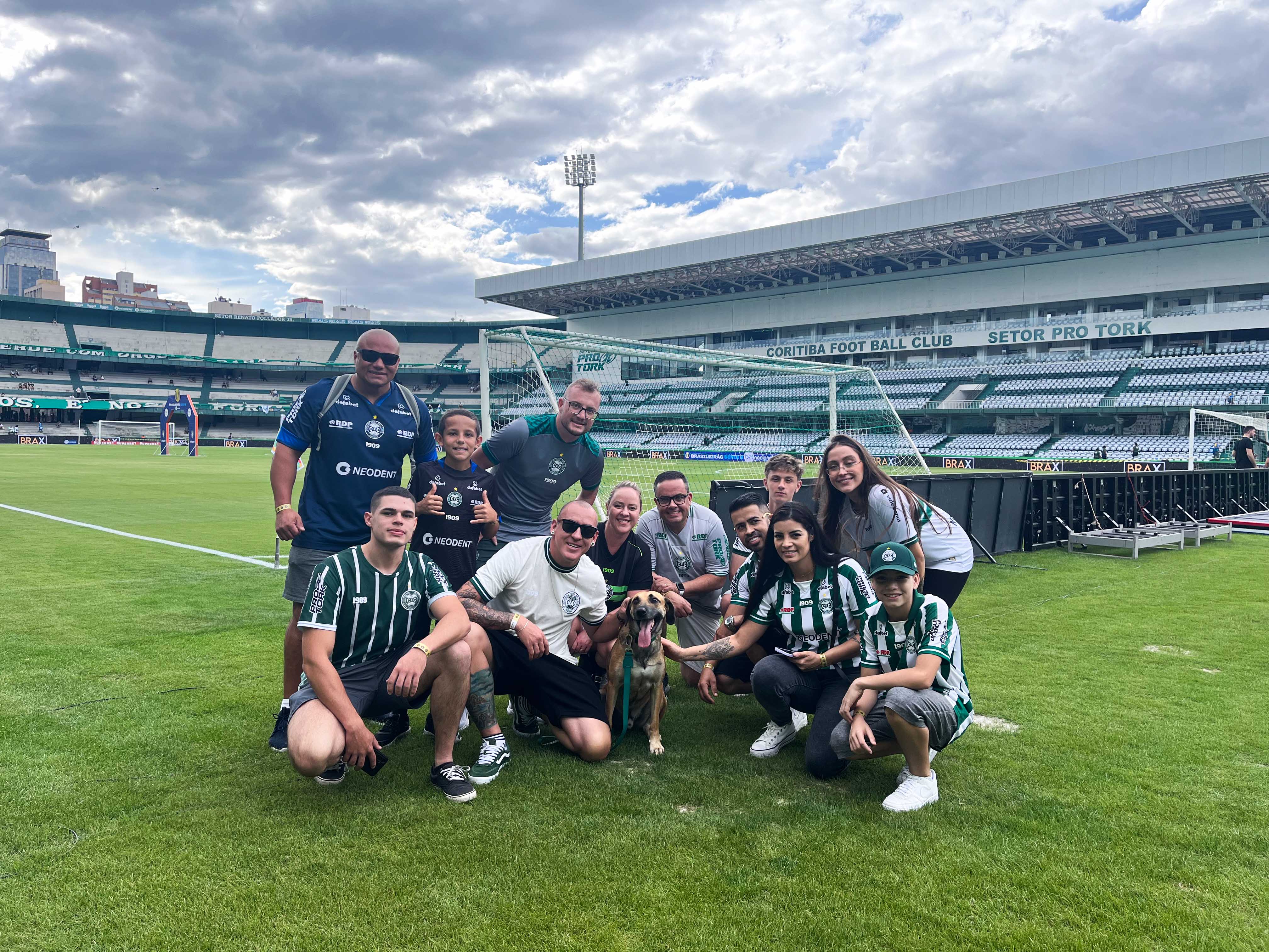 Galeria Tour Pr�-Jogo e Desafio do S�cio #CFCxBFC