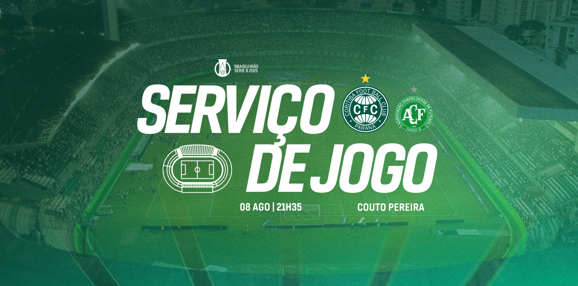 Informa��es importantes para Coritiba x Chapecoense