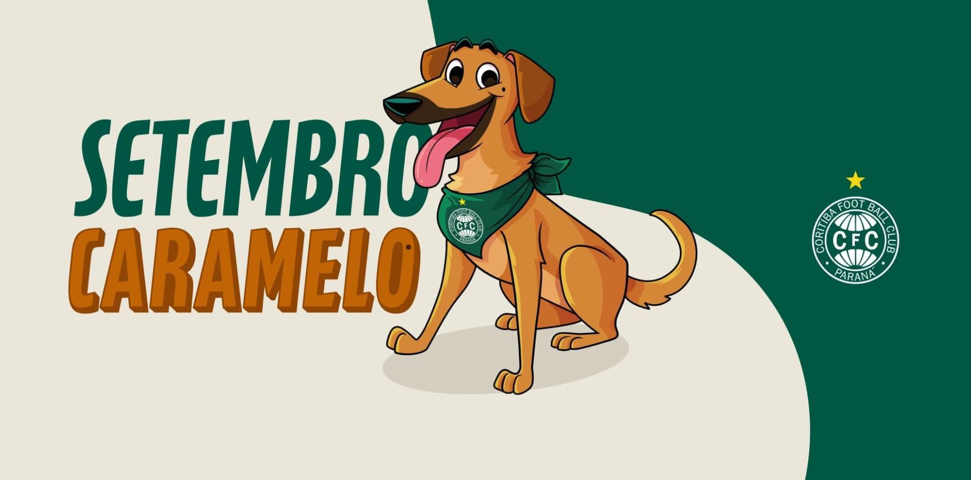 Setembro Caramelo: Coritiba promove a��es de prote��o e bem-estar dos animais 