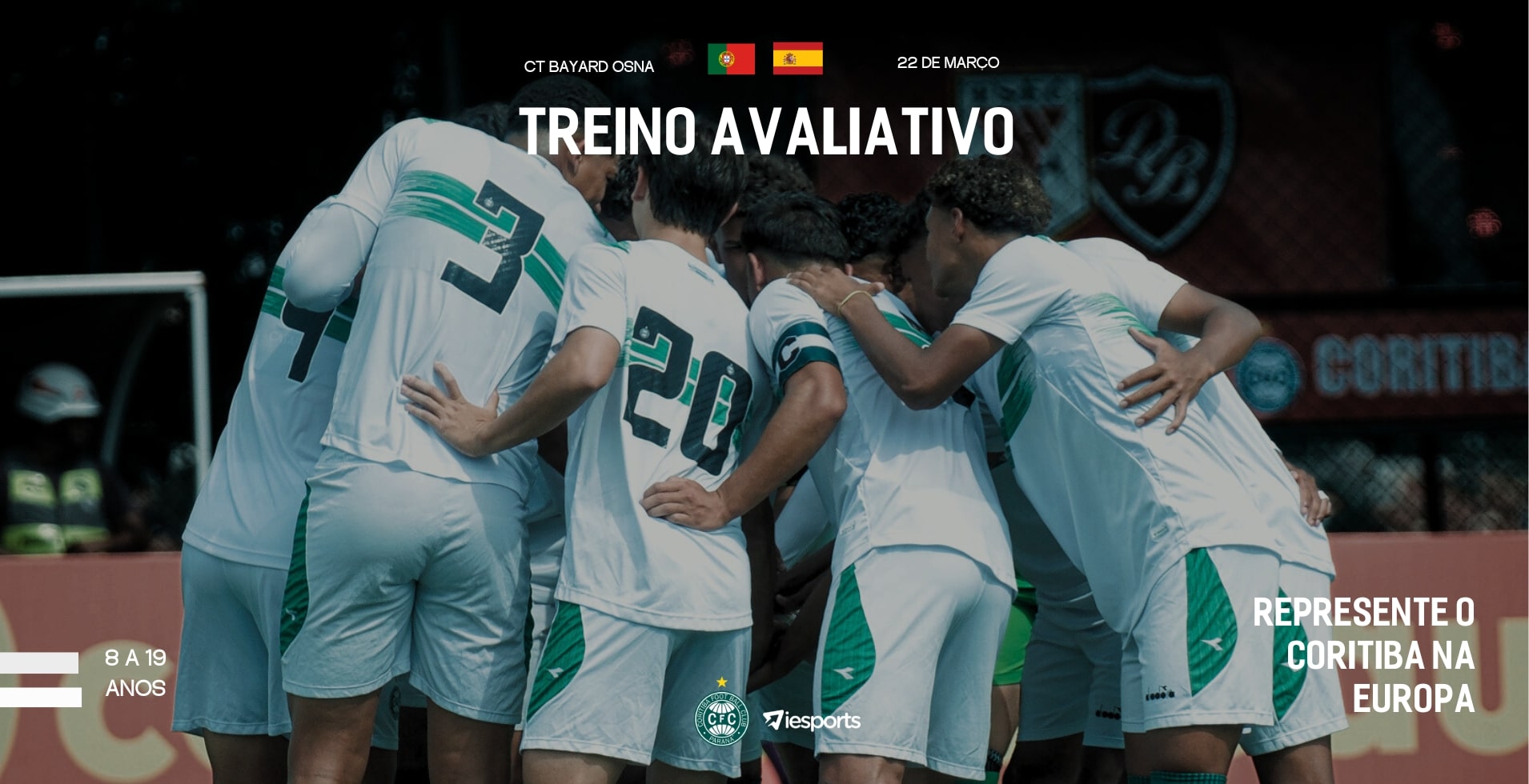 Coritiba lan�a programa de viagens internacionais para jovens atletas