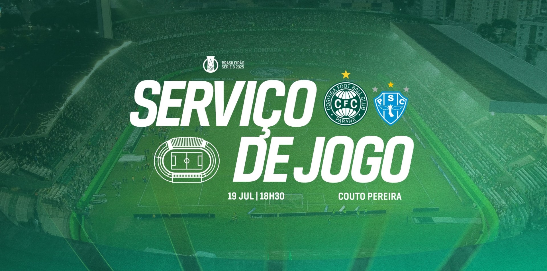 Informa��es importantes para Coritiba x Paysandu