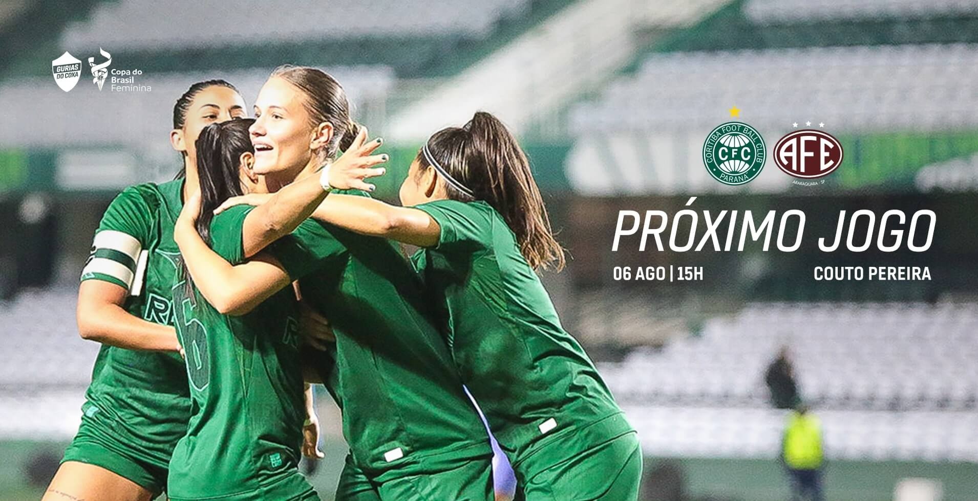 Coritiba enfrenta a Ferrovi�ria na terceira fase da Copa do Brasil Feminina