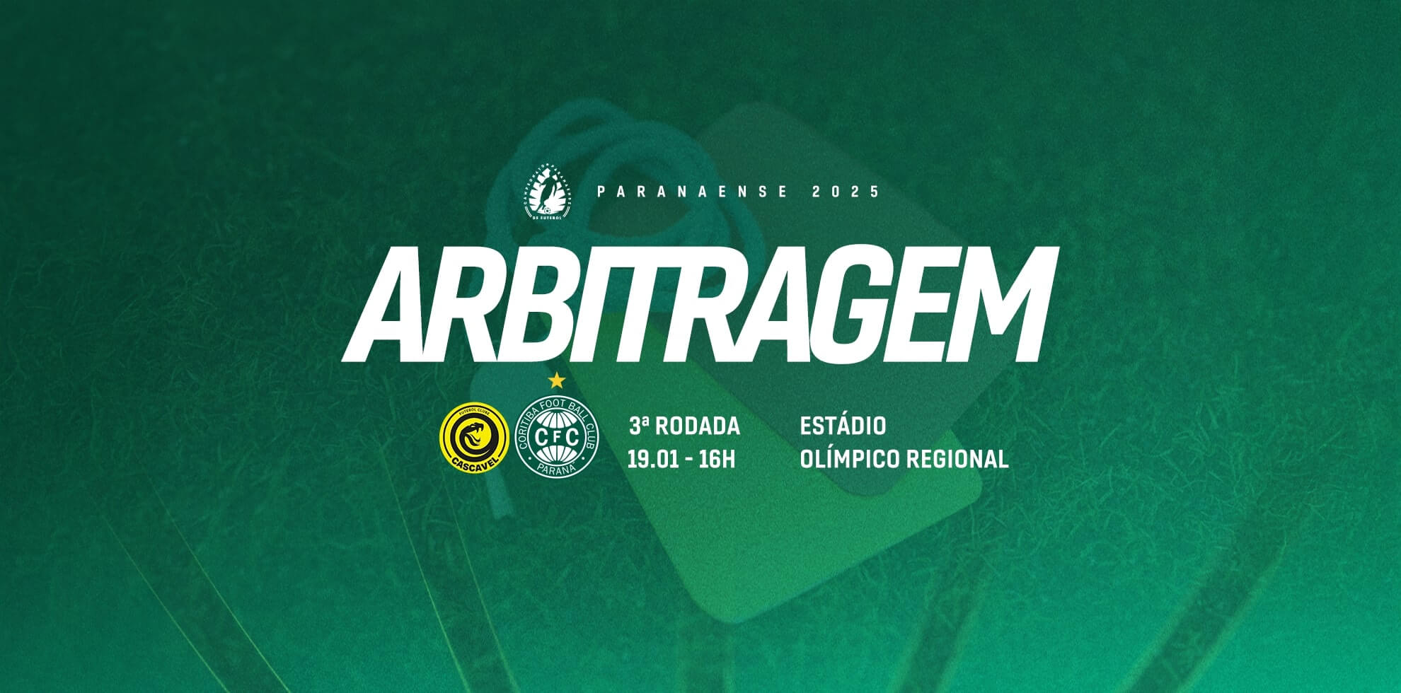 Arbitragem #FCCxCFC