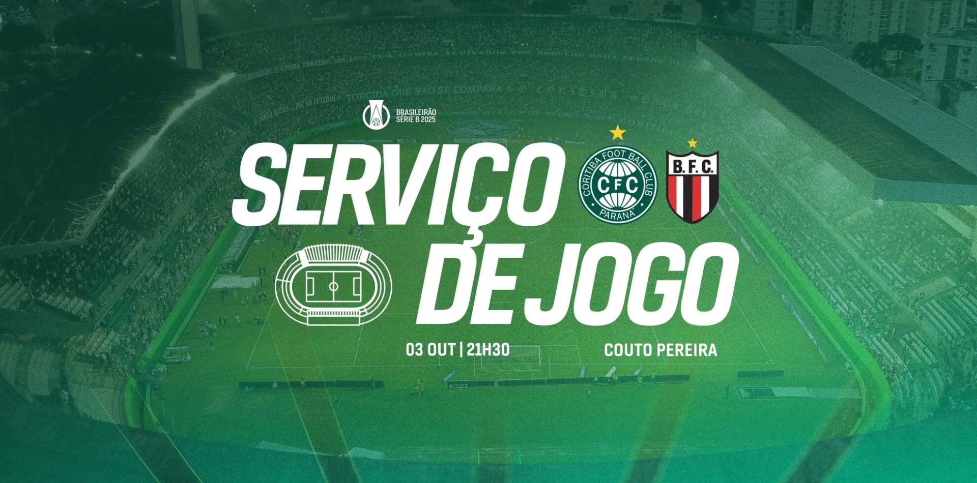 Informa��es importantes para Coritiba x Botafogo-SP