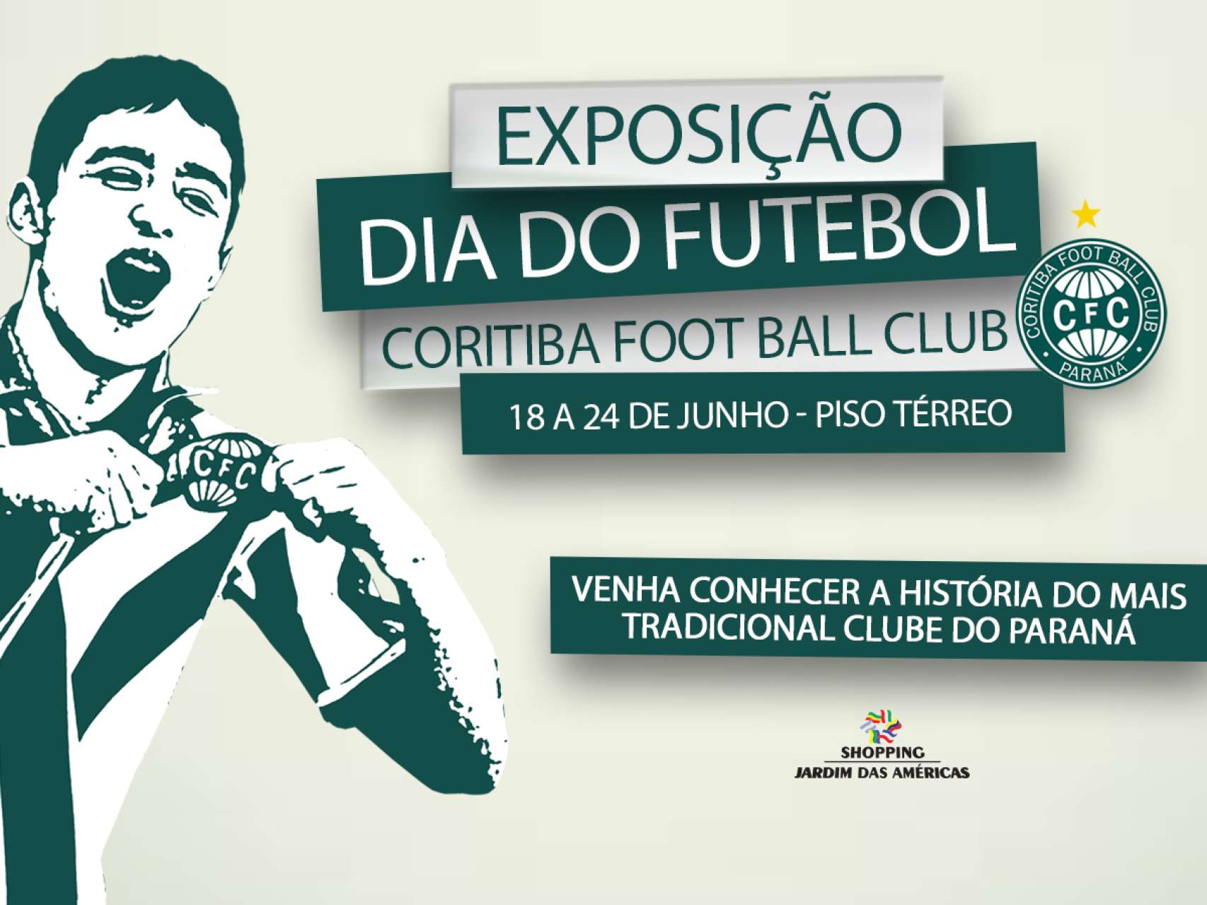 Exposi��o do Coxa continua no Jardim das Am�ricas