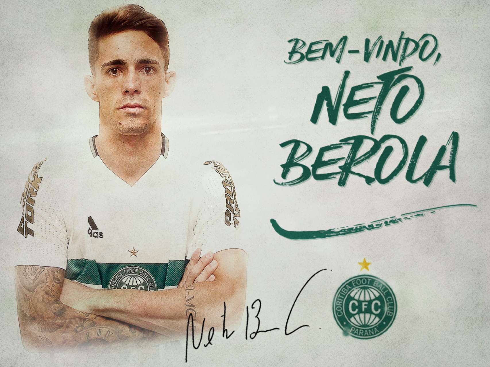 Coritiba confirma a contrata��o de Neto Berola