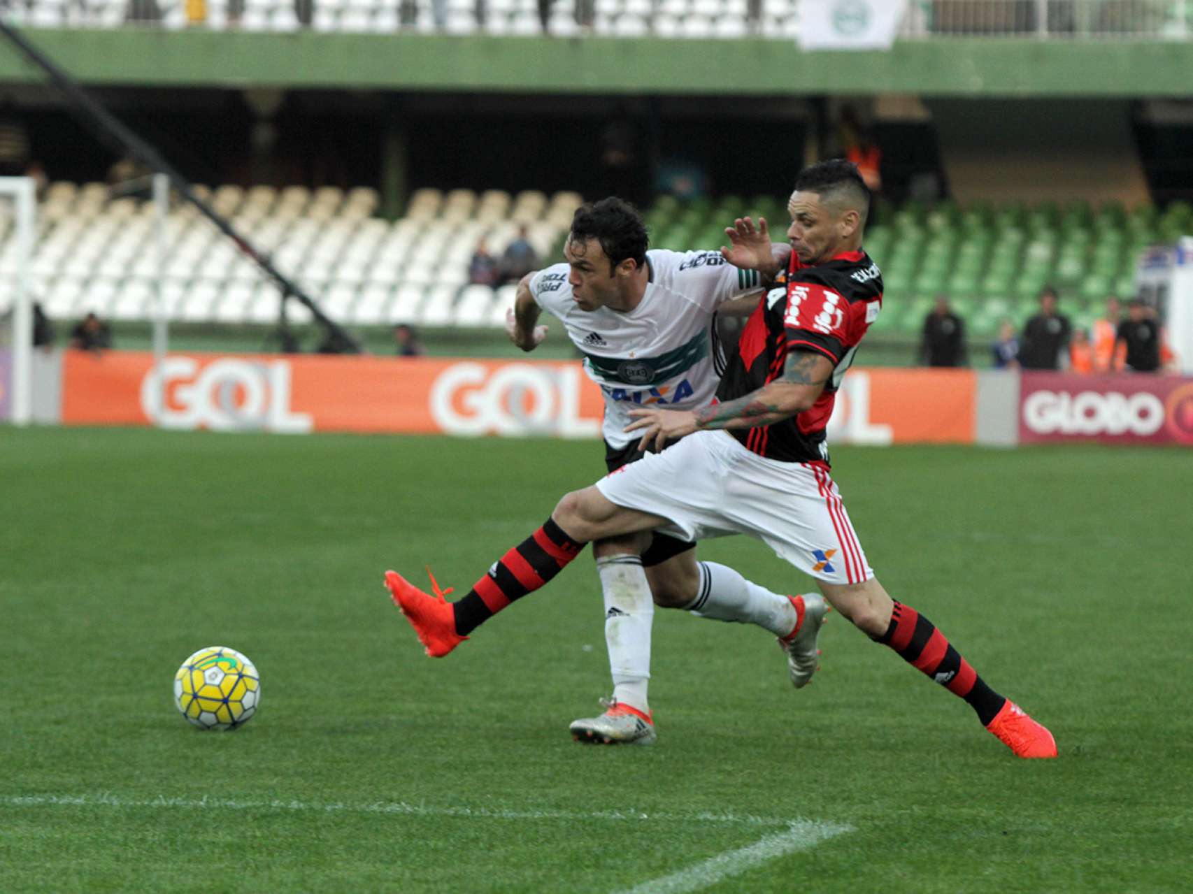 N�meros de Coritiba x Flamengo