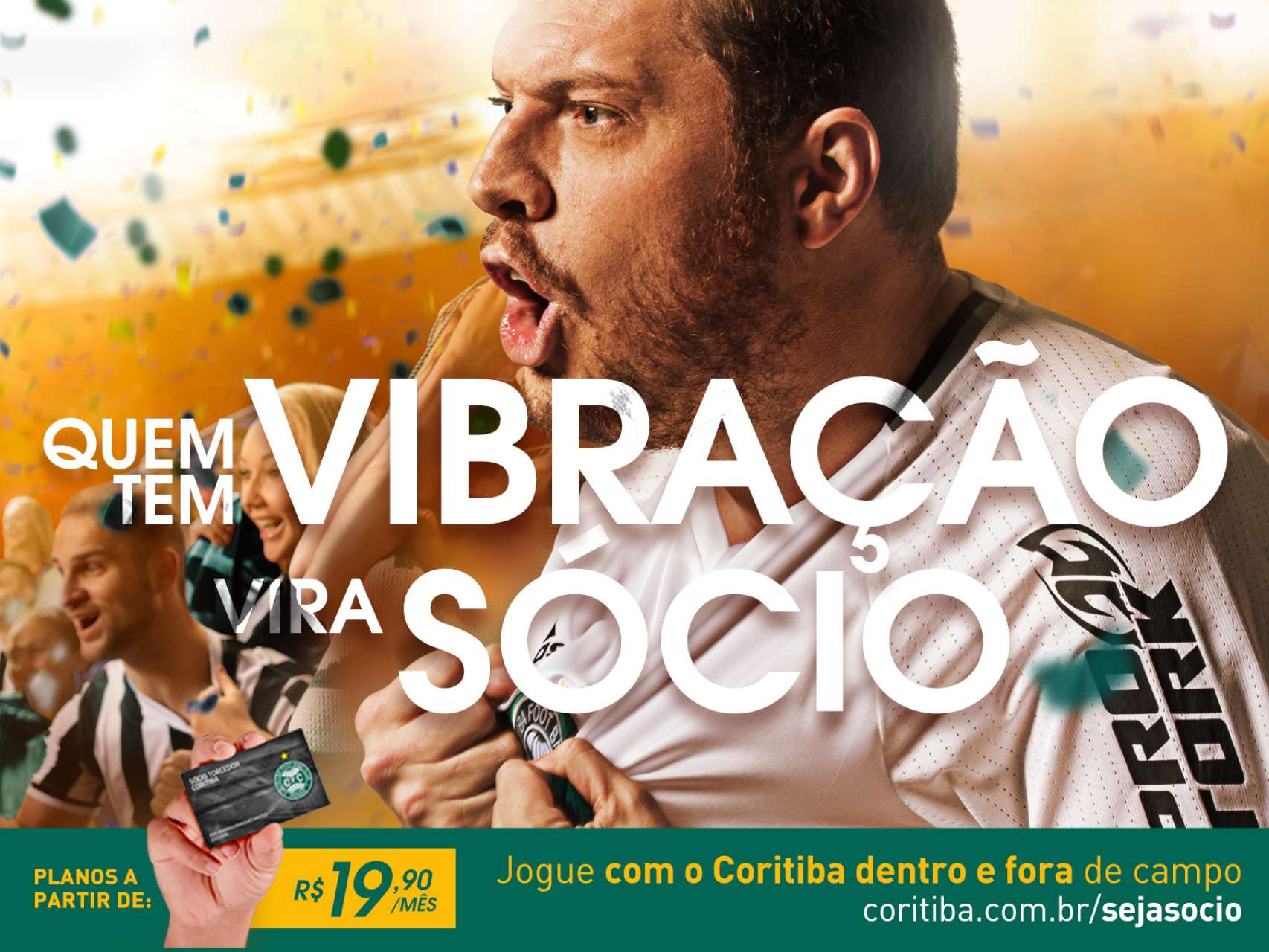 Jogue com o Coritiba dentro e fora de campo