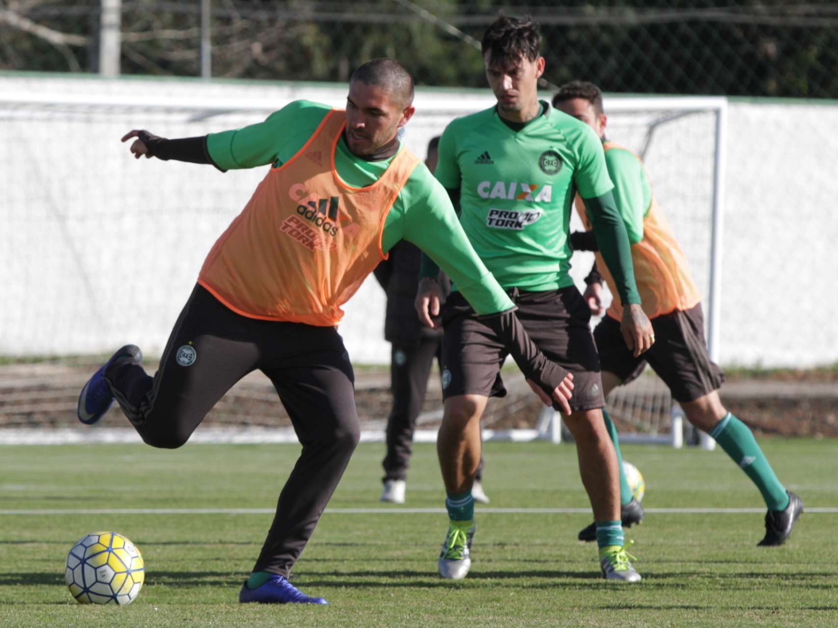 Galeria Coxa: imagens do treino
