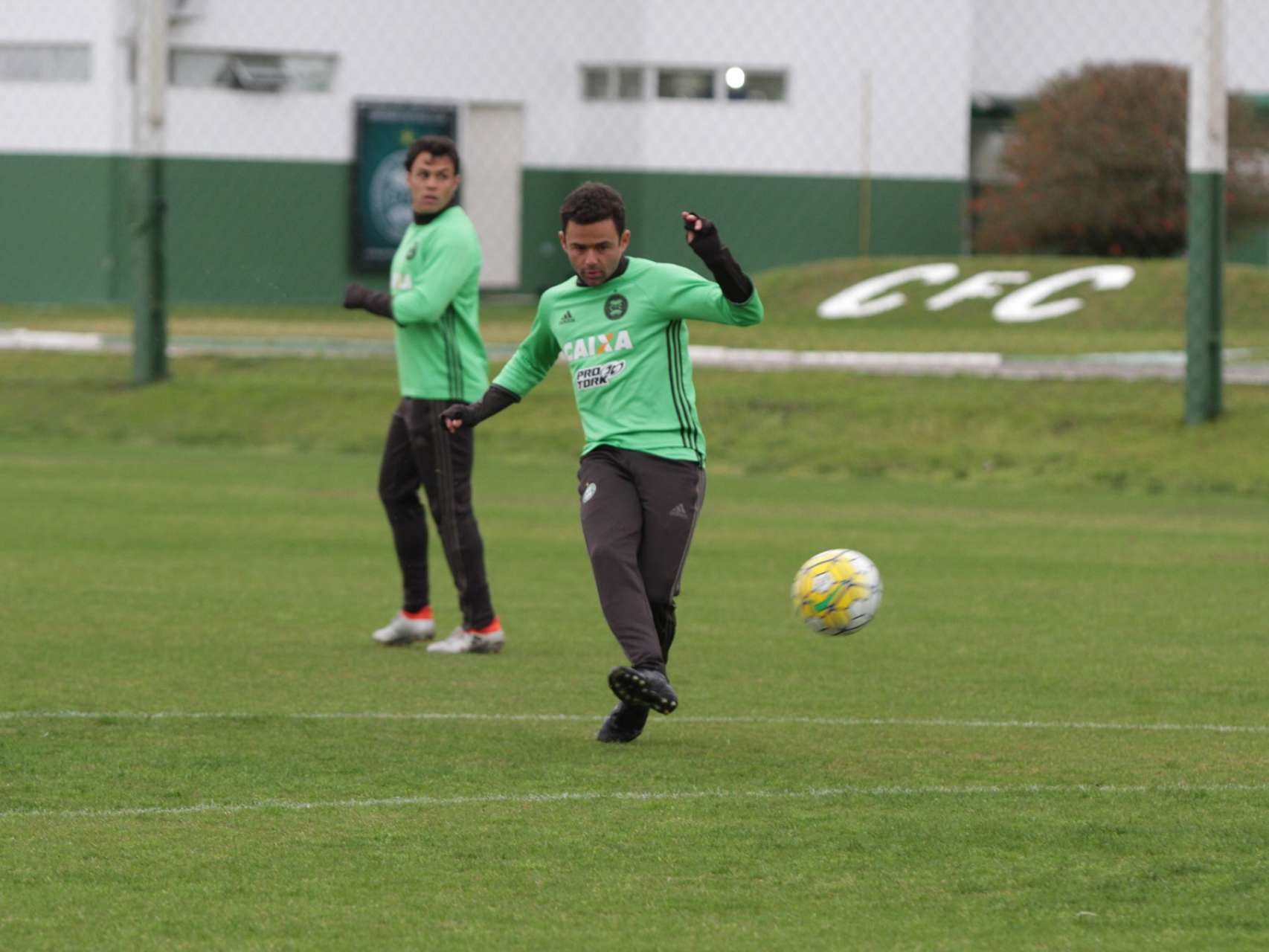 Imagens do treino
