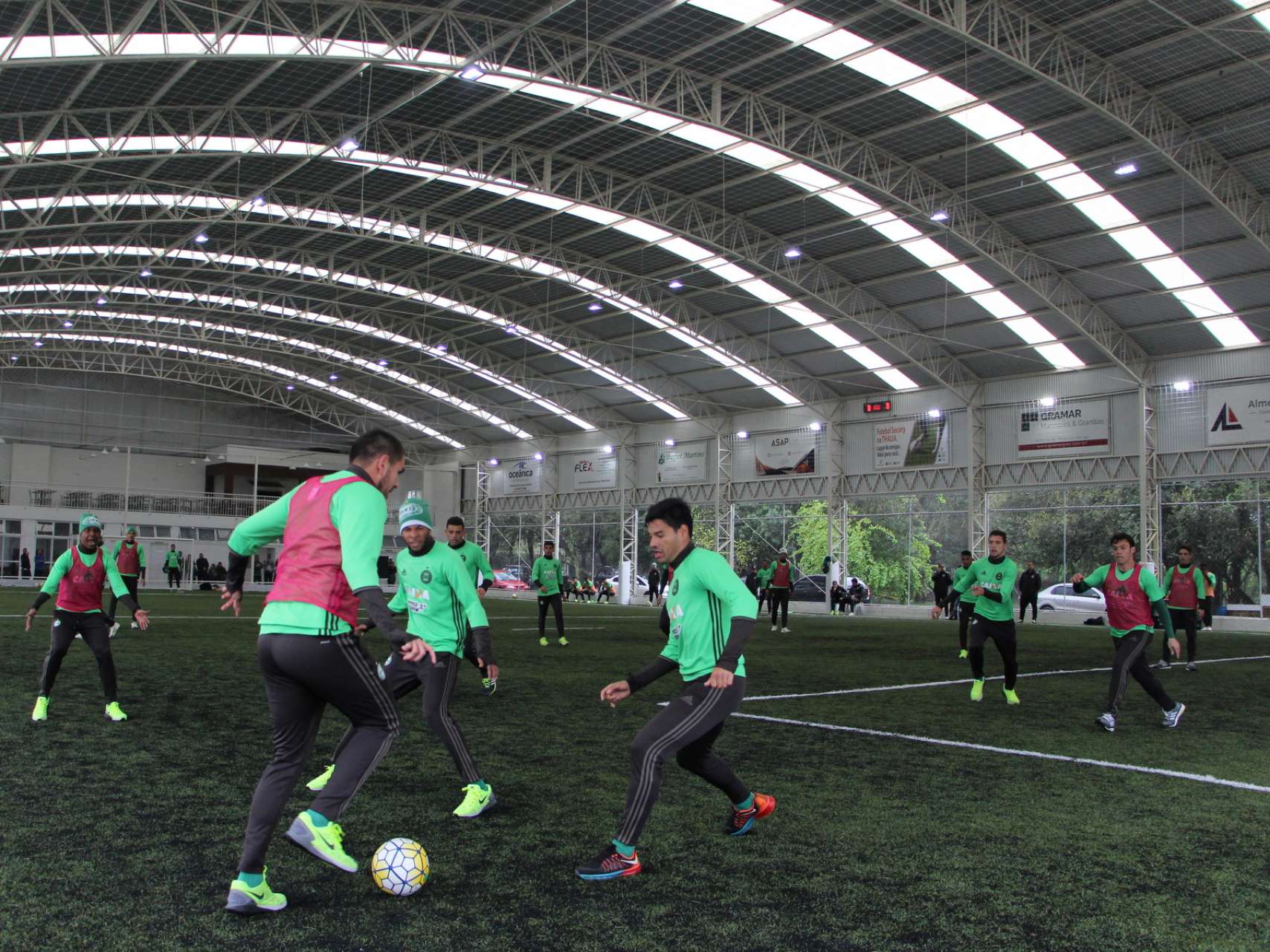 Galeria Coxa: treino indoor