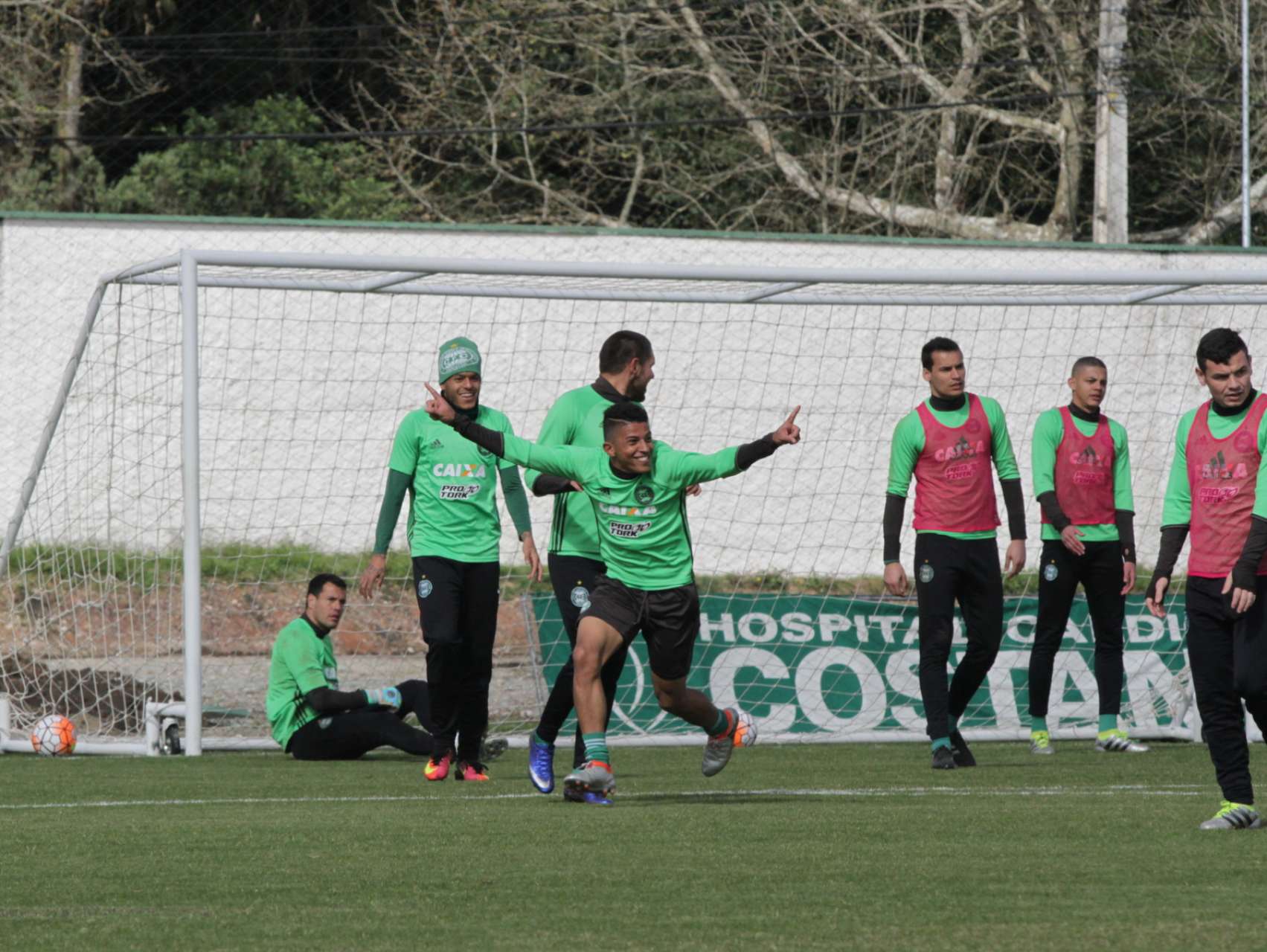 Galeria do treino desta quarta