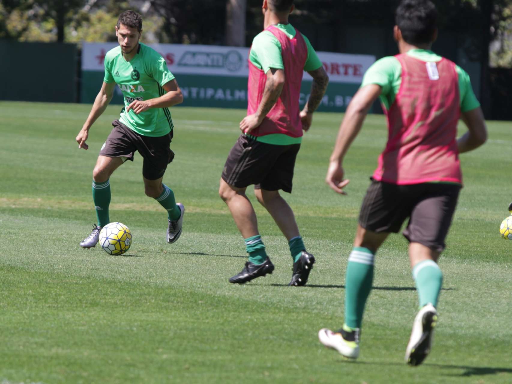 Fotos do treino em S�o Paulo