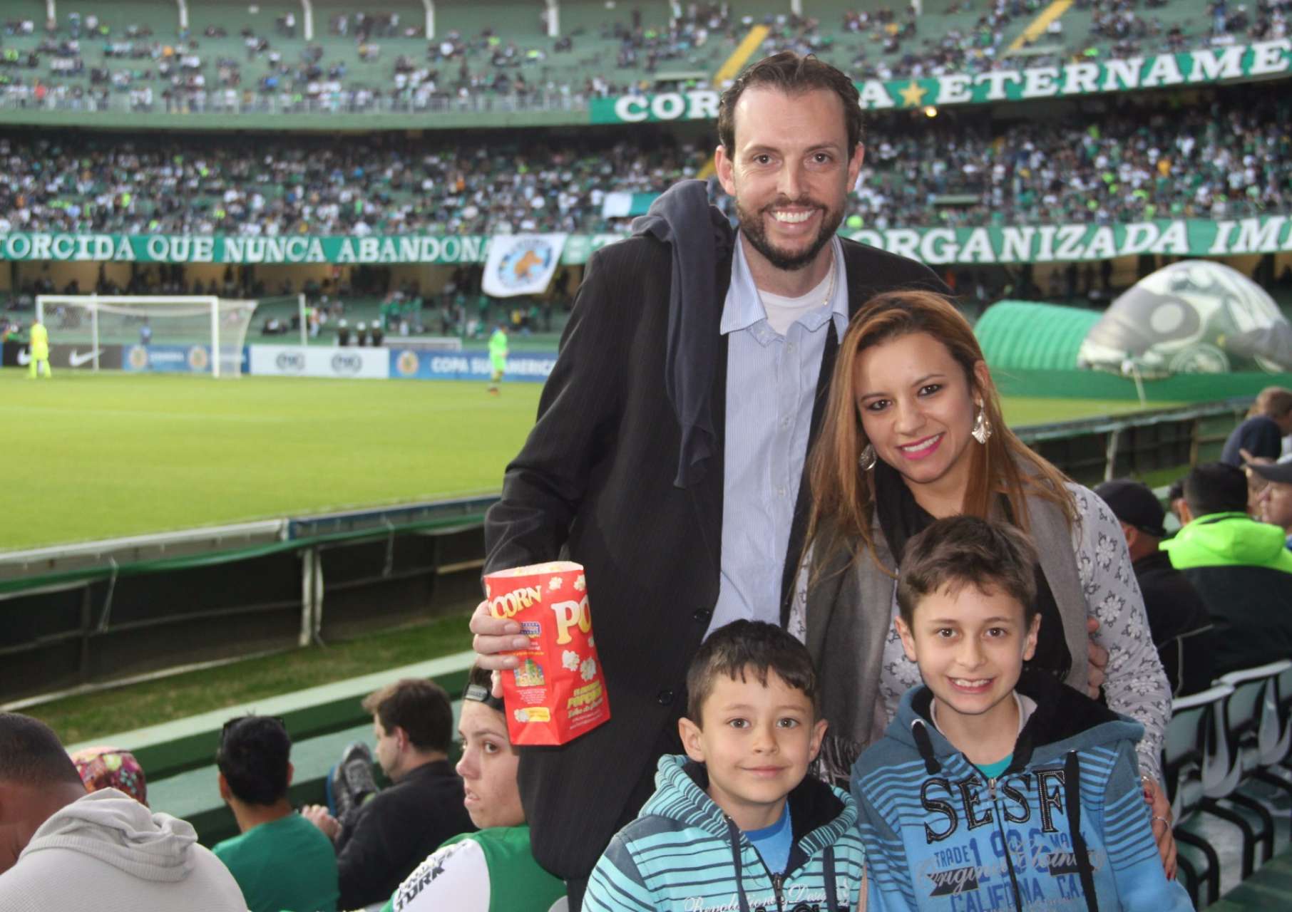 A torcida compareceu!