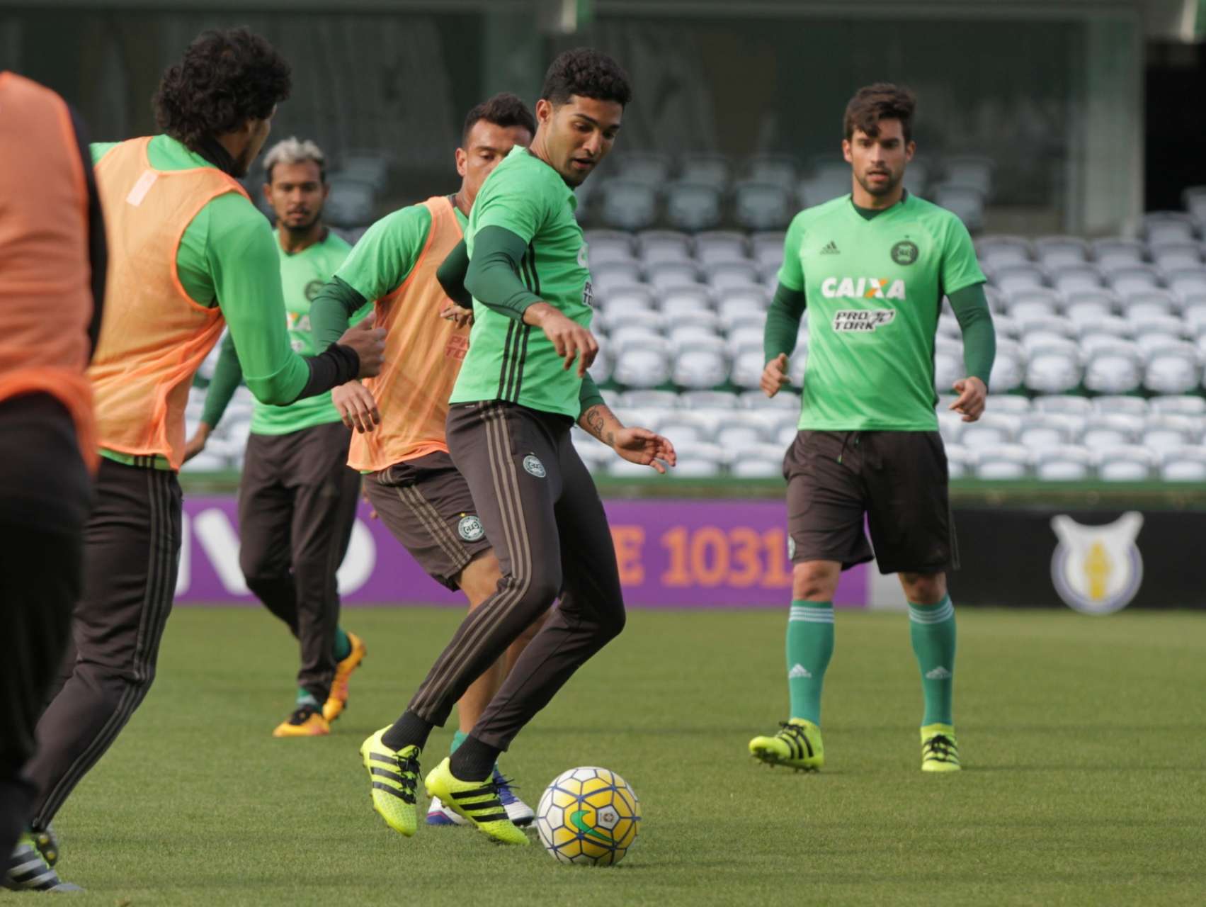 Fotos do treino de v�spera
