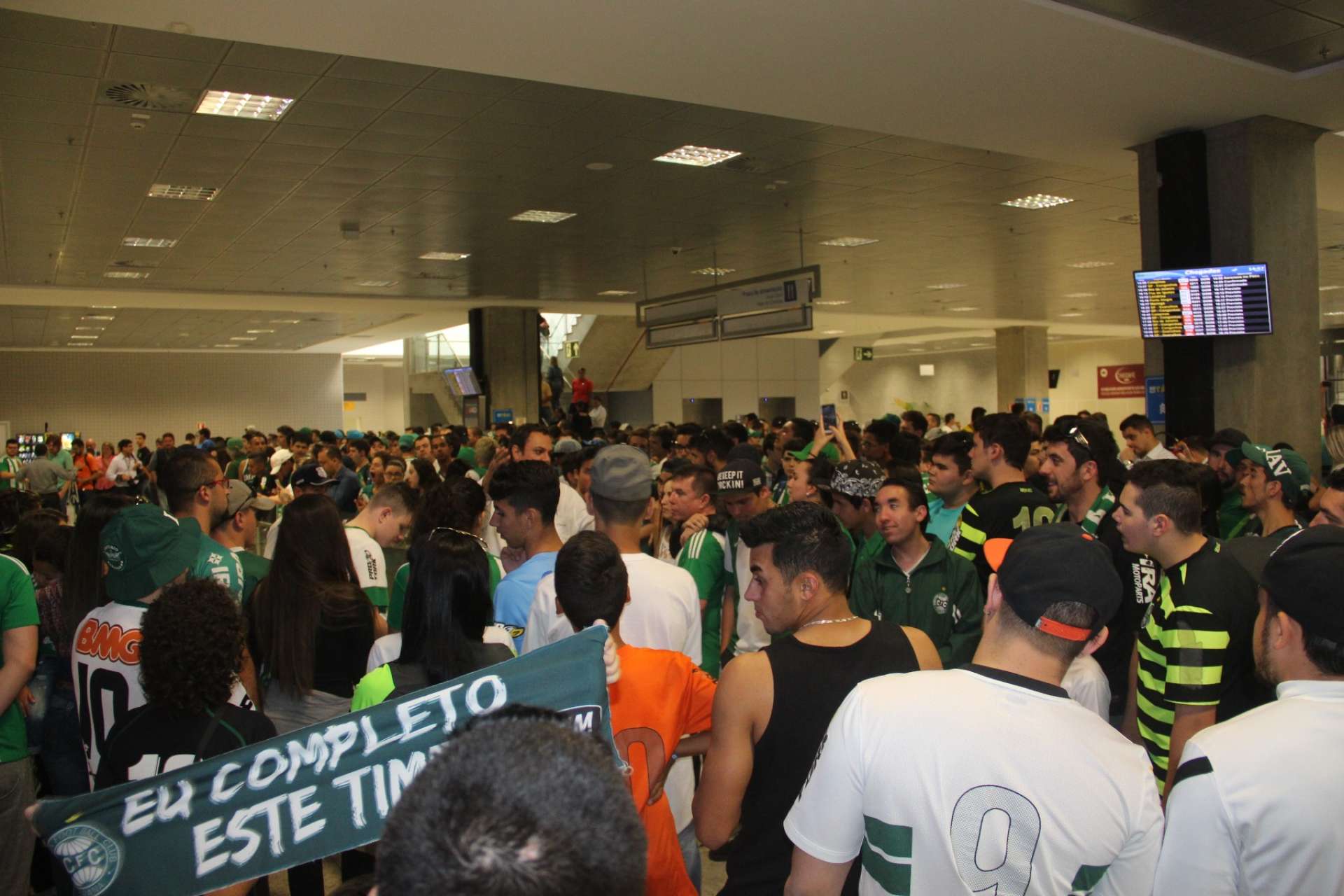 Recep��o no aeroporto