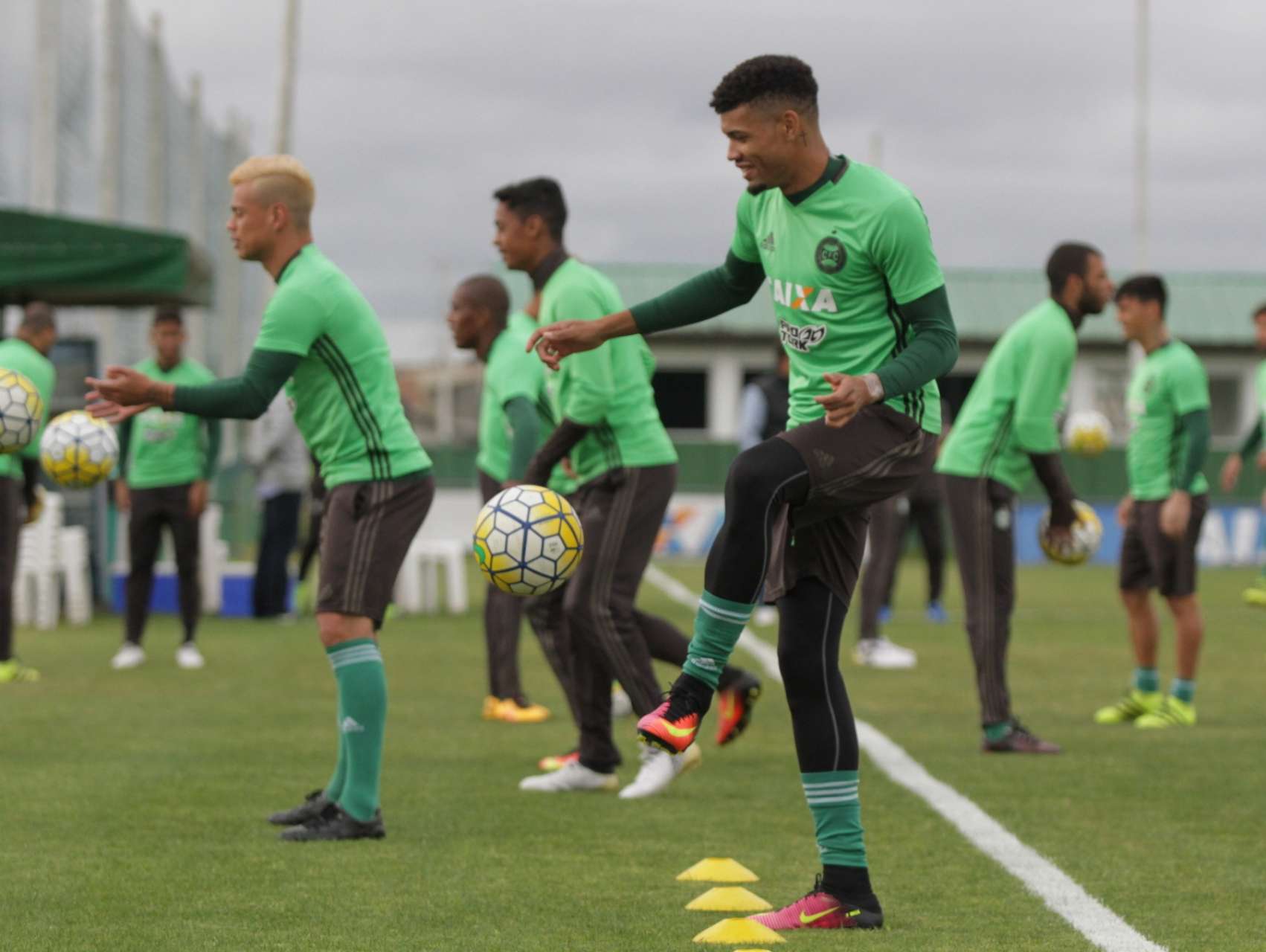 Treino em fotos