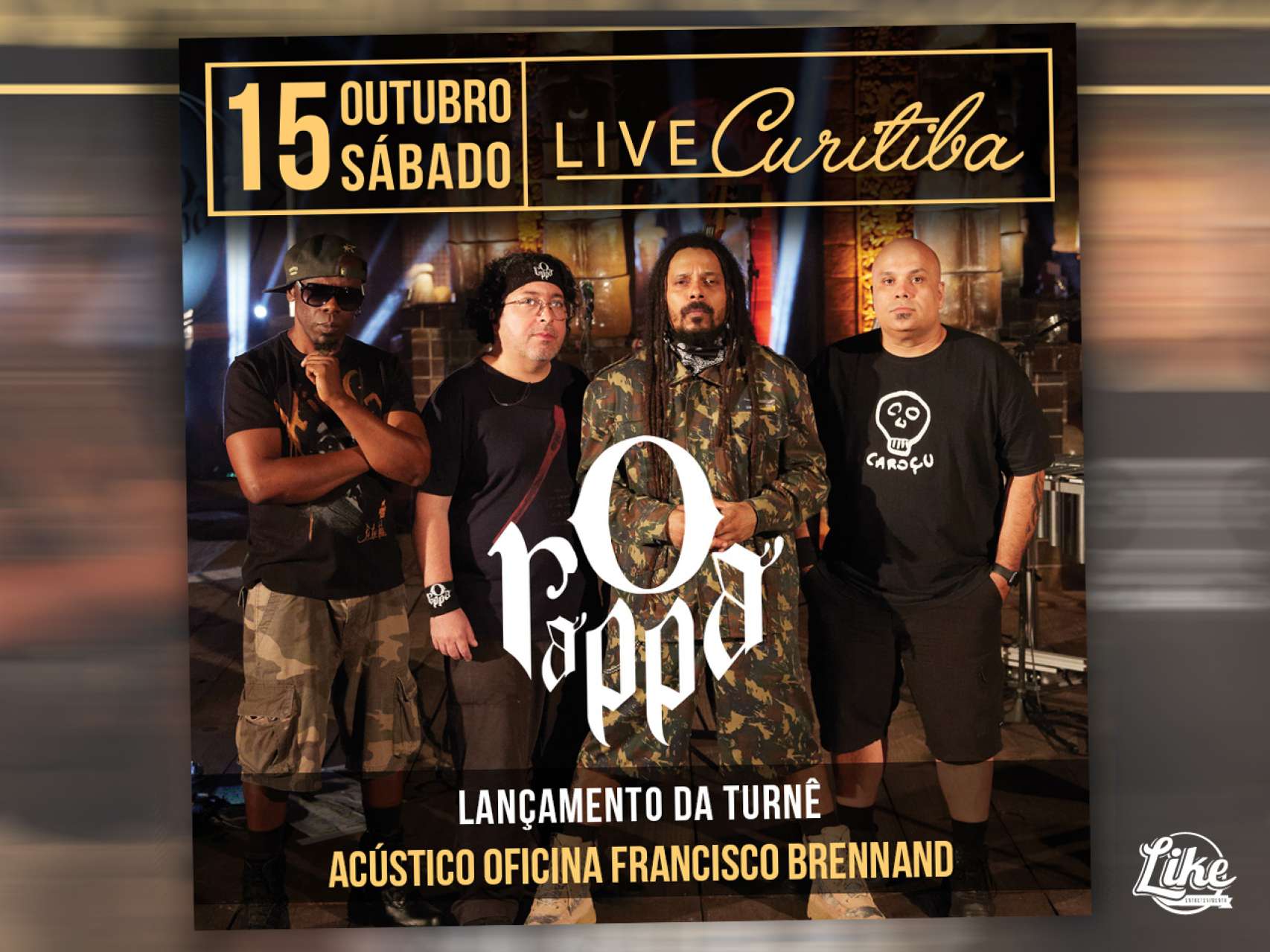 Ingressos para show do Rappa no Goleada Coxa-Branca