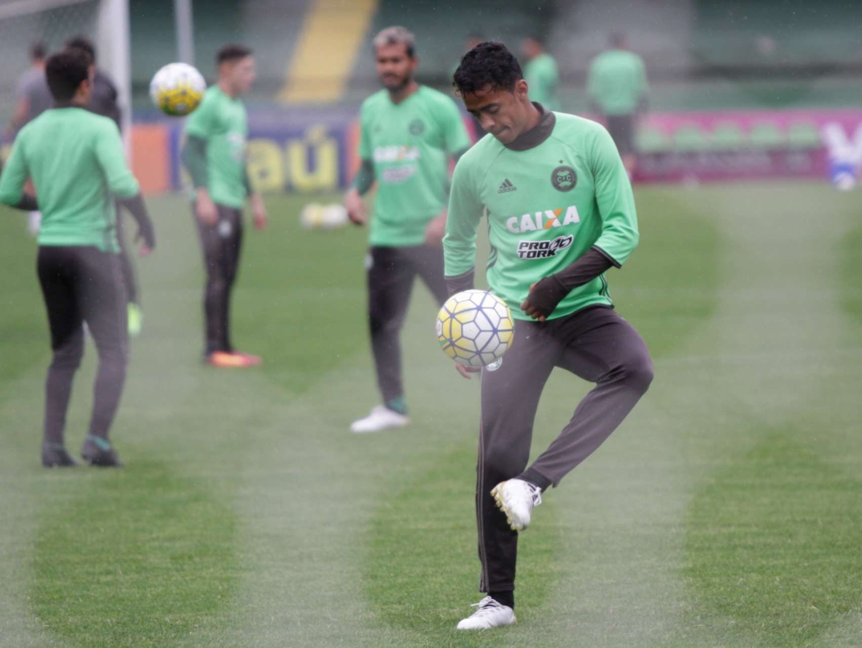 Fotos do treino da v�spera