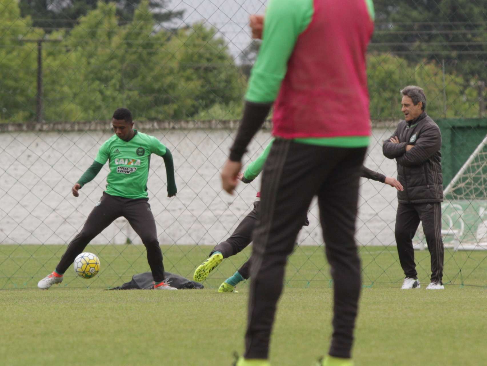 Galeria do treino de s�bado