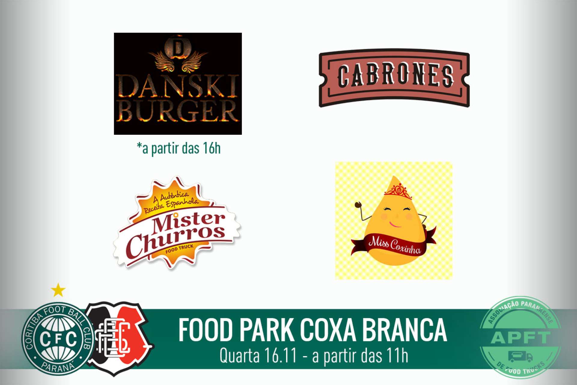 Food Park nesta quarta-feira