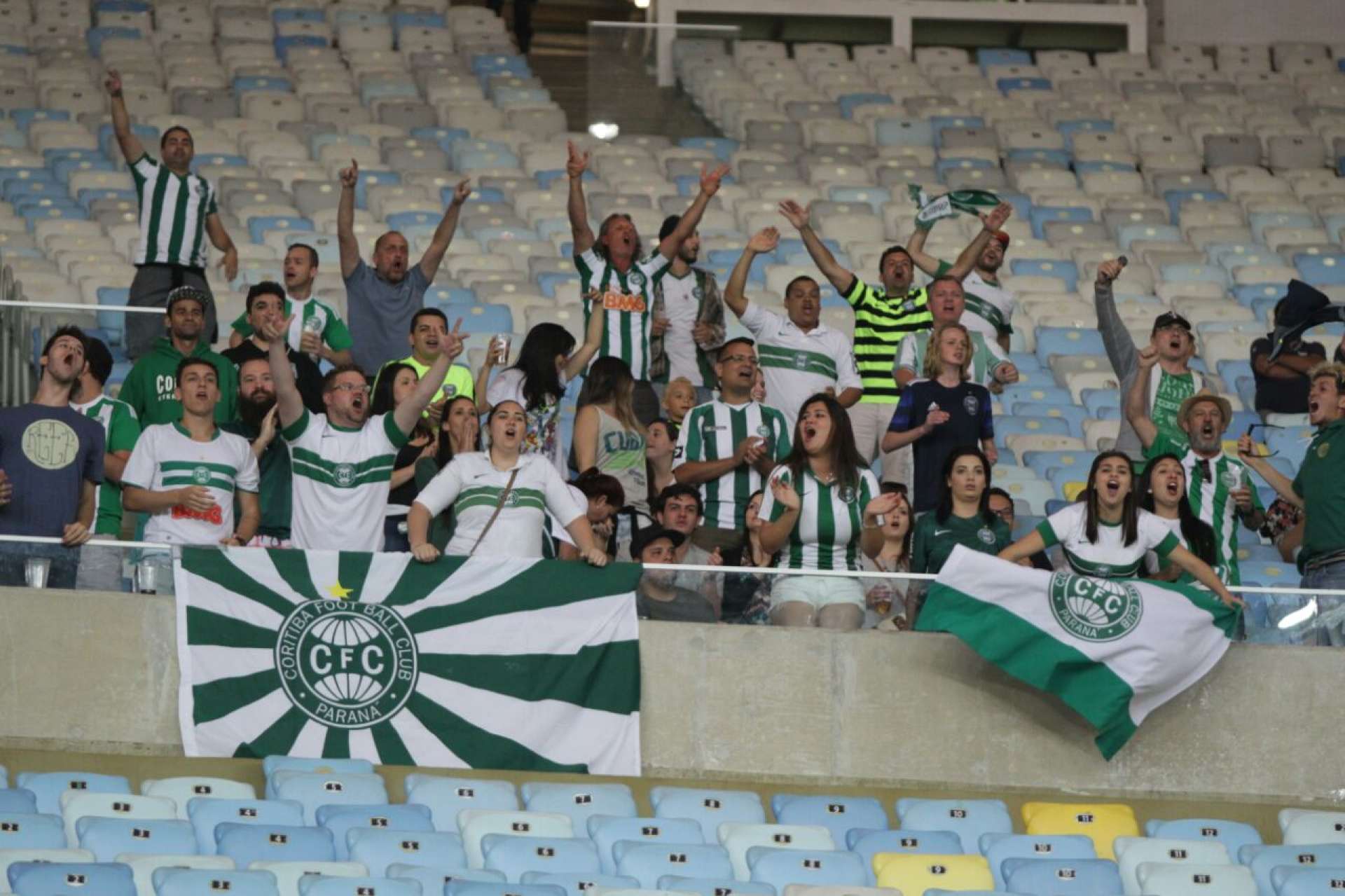 S�cios no jogo Coxa x Vasco