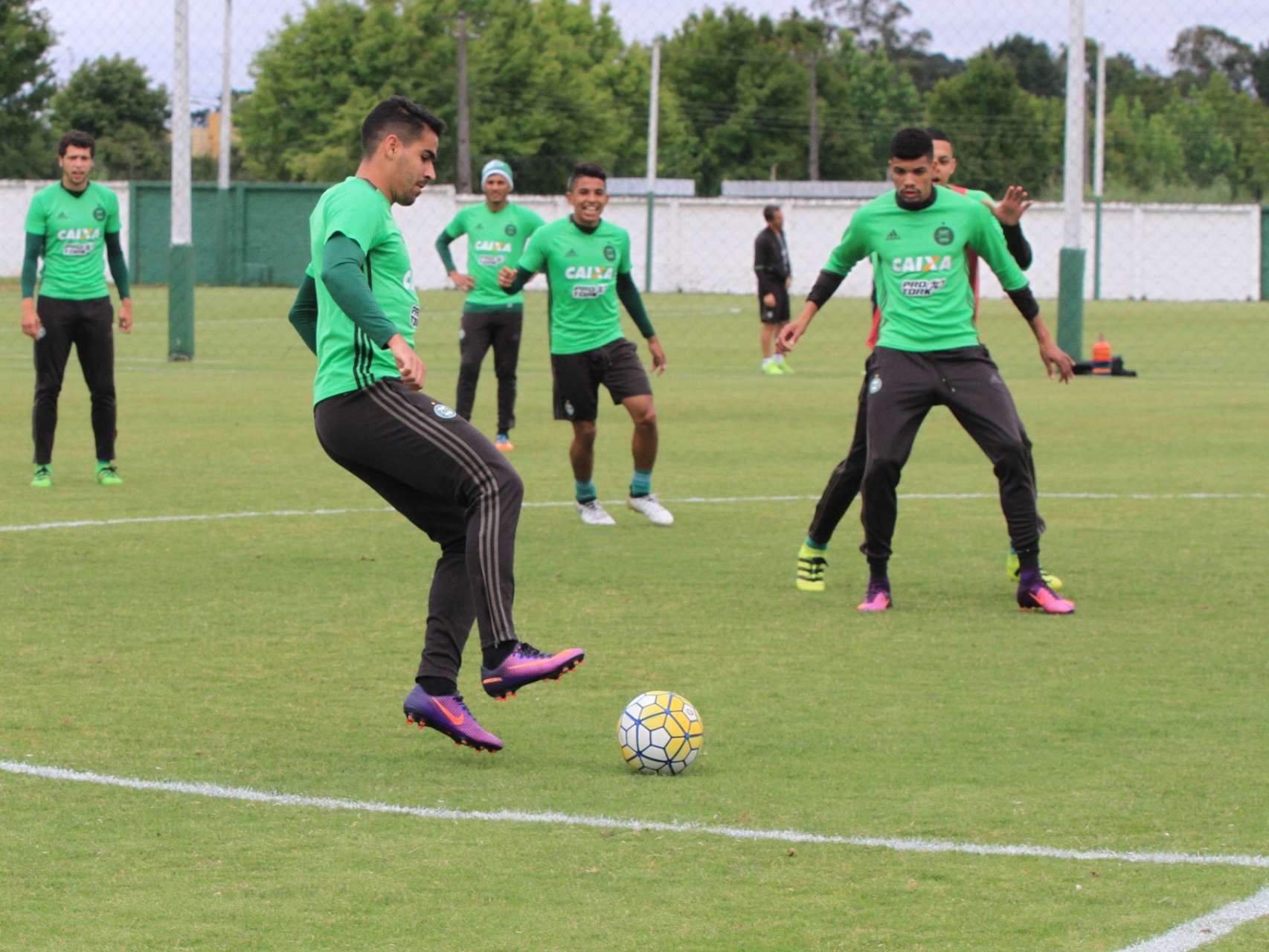 Treino em fotos
