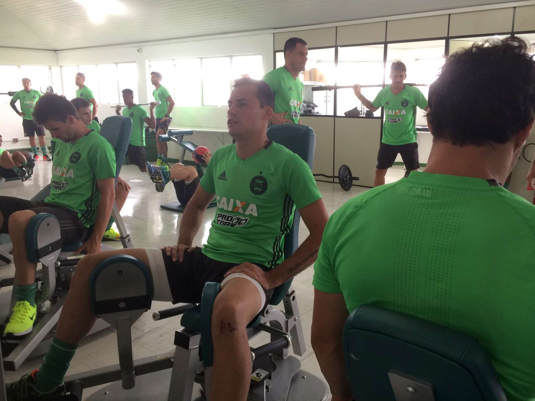 Fotos do treino da tarde