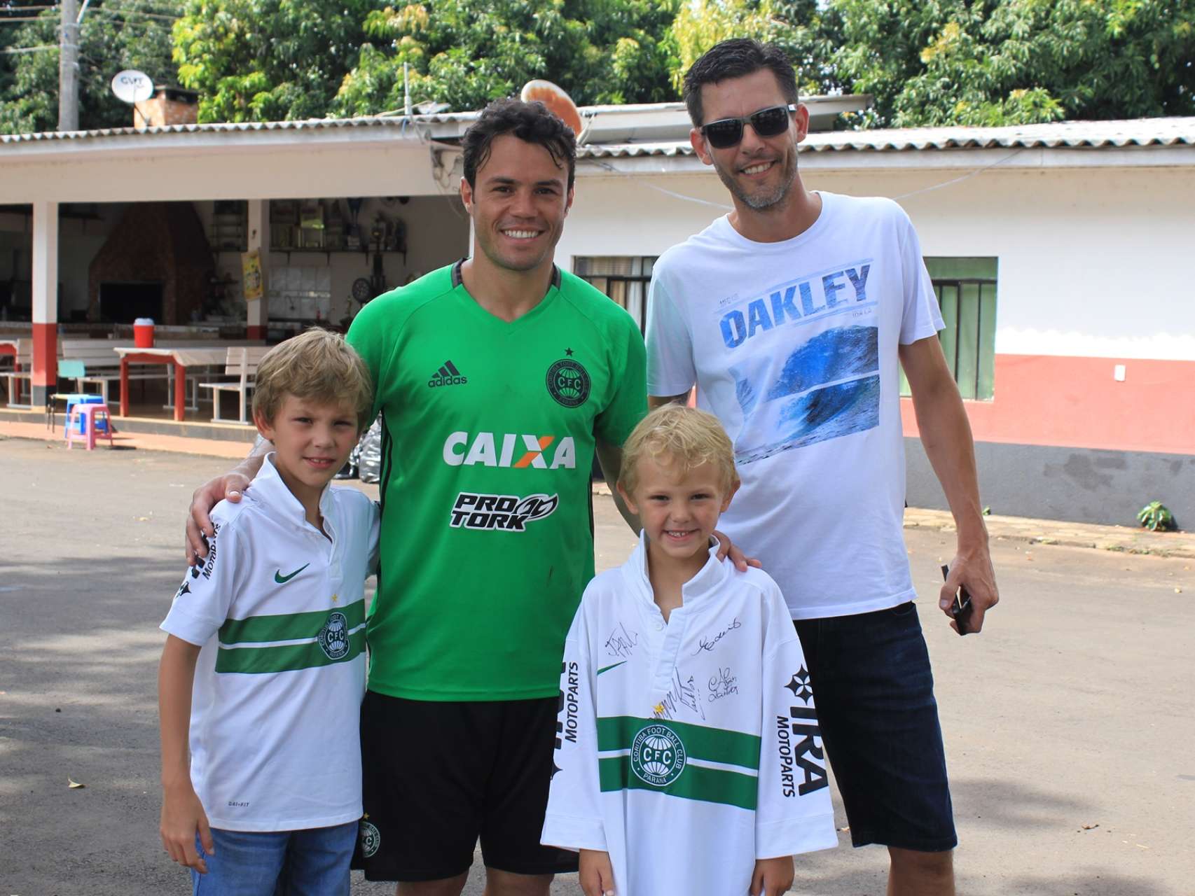 Carinho da torcida