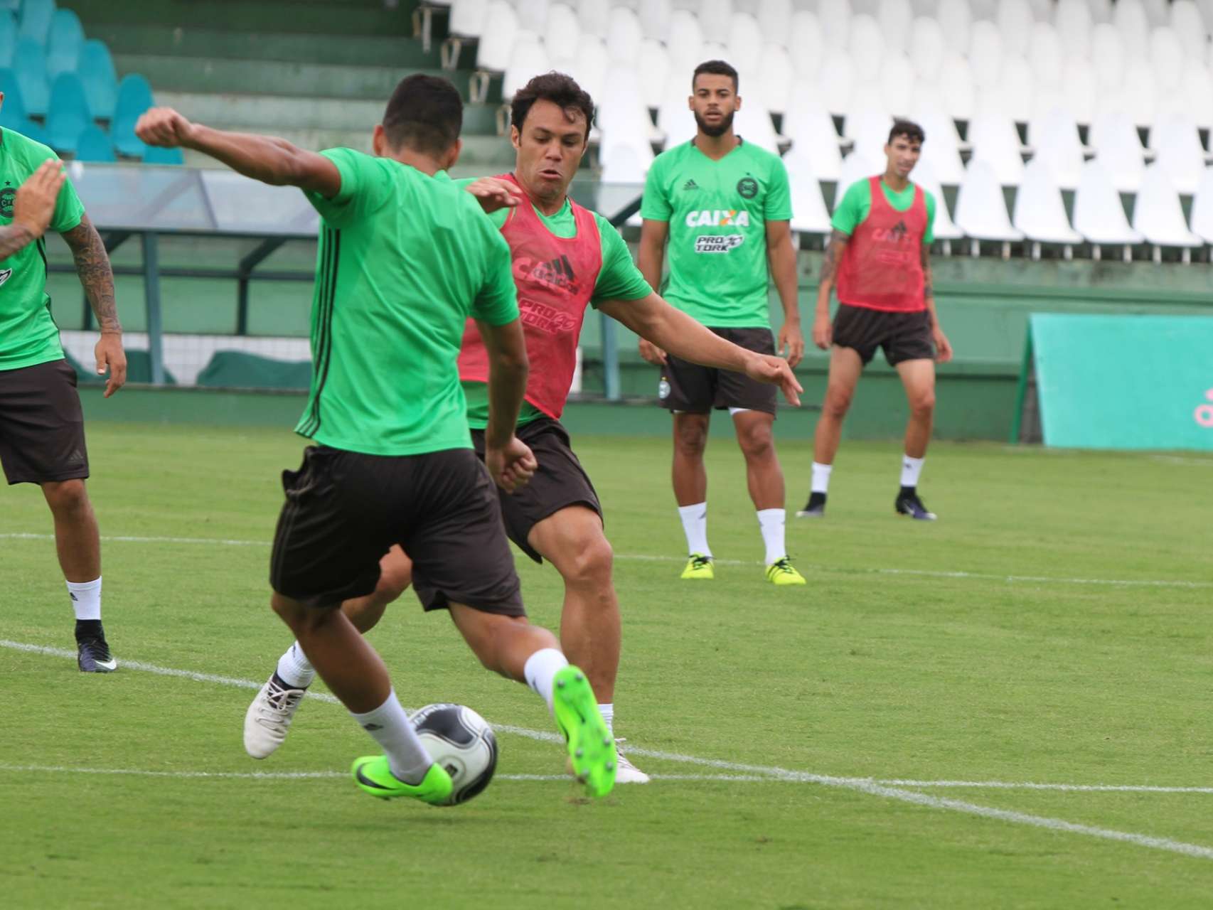 Fotos do treino de s�bado