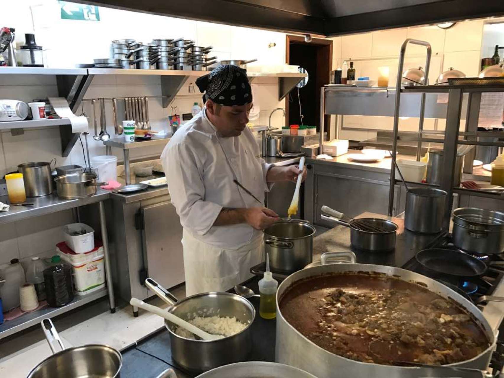 Futebol e cozinha