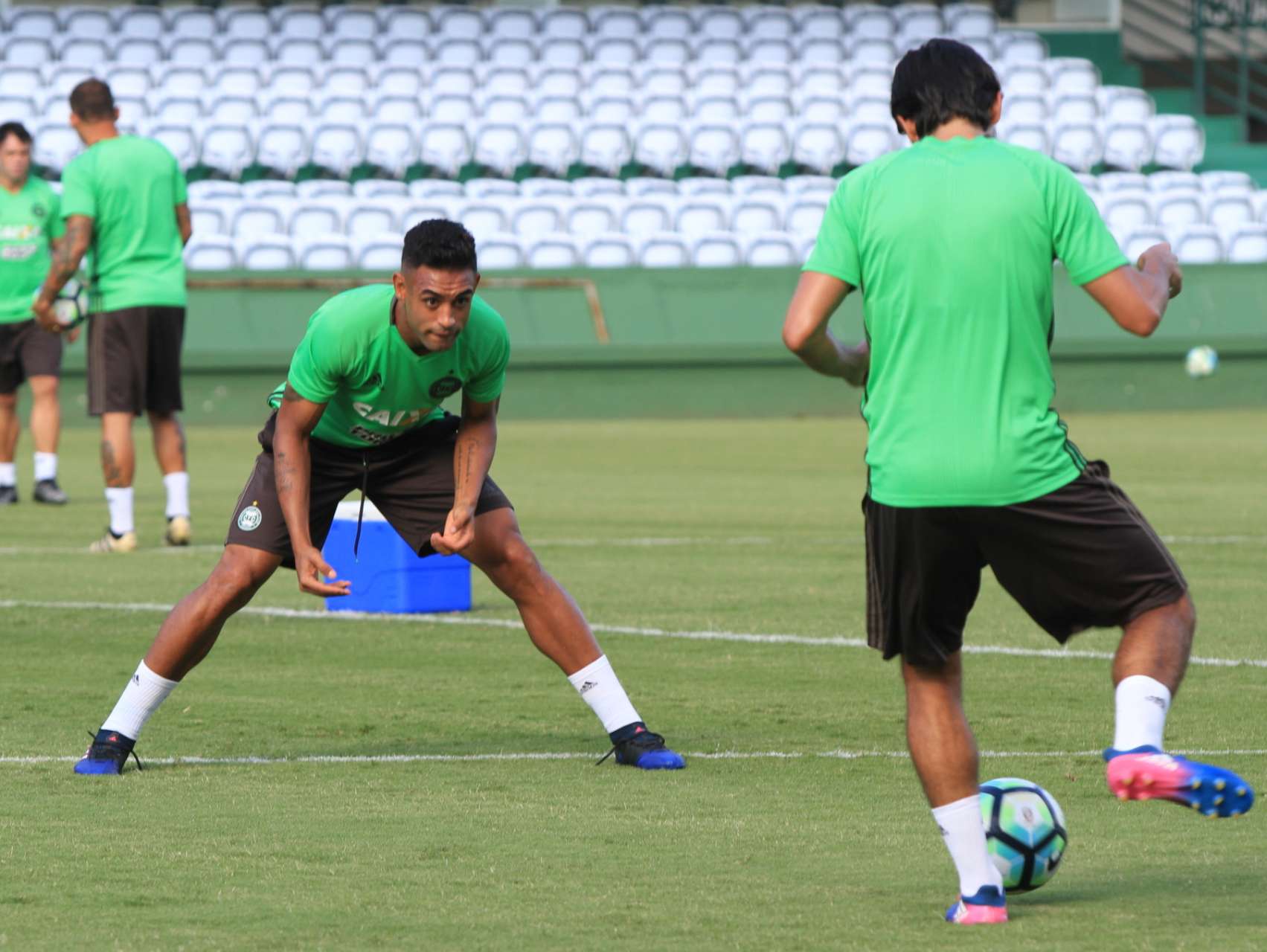 Treino em fotos