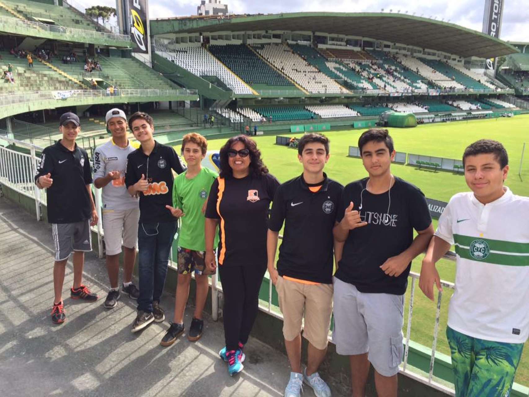 Projeto social visita Couto Pereira