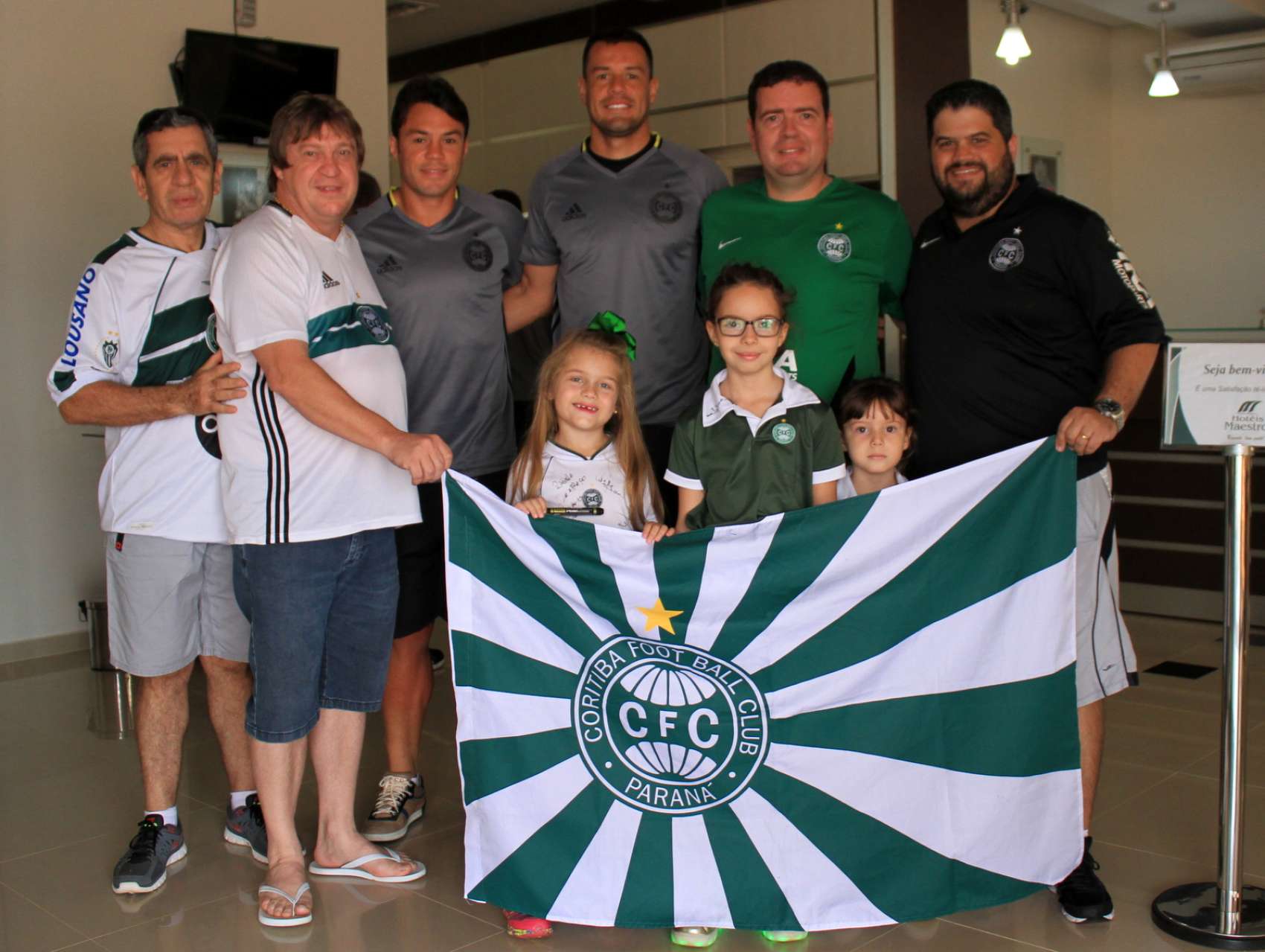 Recep��o da torcida