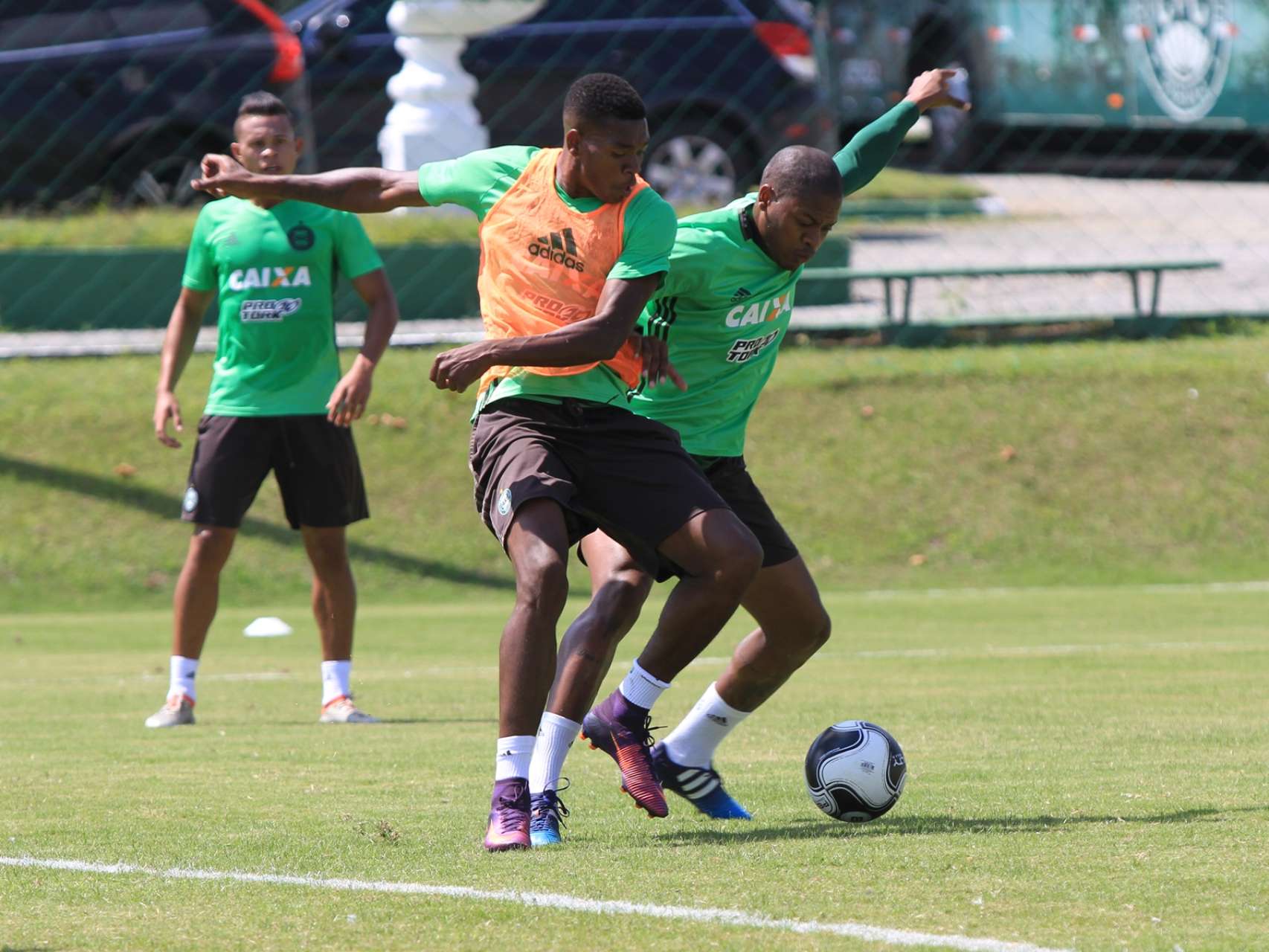 Fotos do treino de s�bado