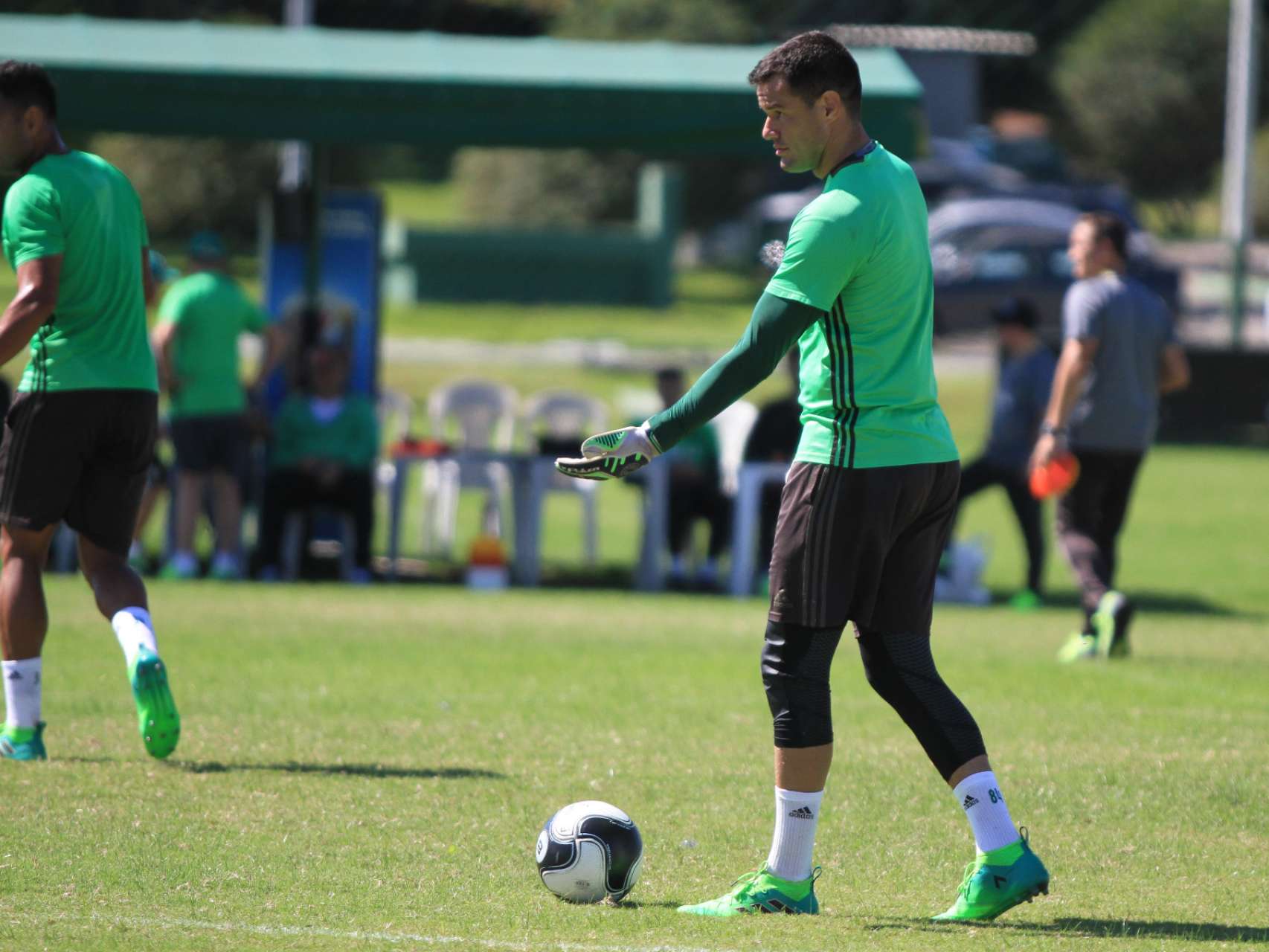 Galeria: treino no feriado